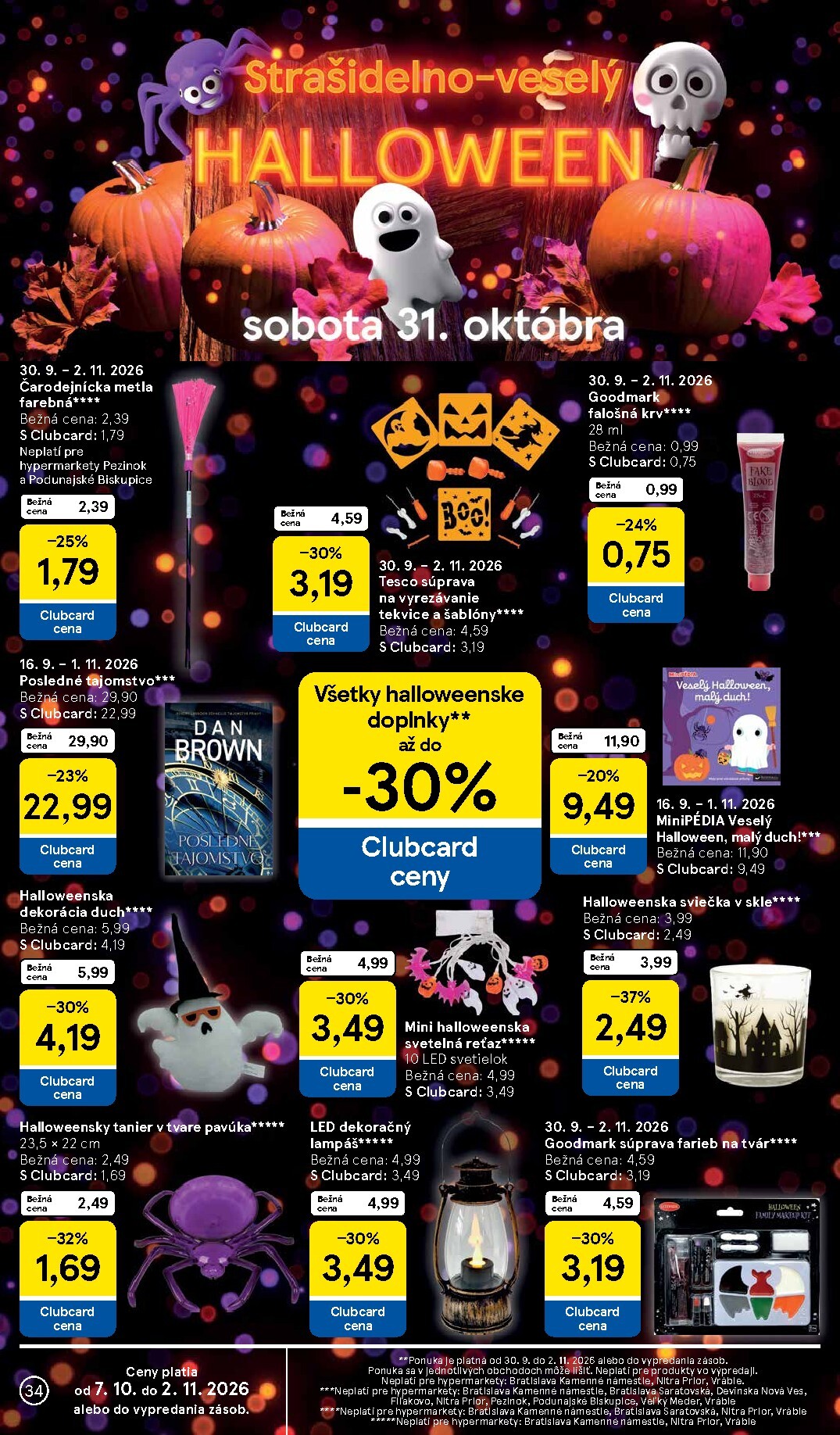 tesco - Nový Tesco leták od stredy, 21.10.2026 do utorka, 27.10.2026 - page: 34