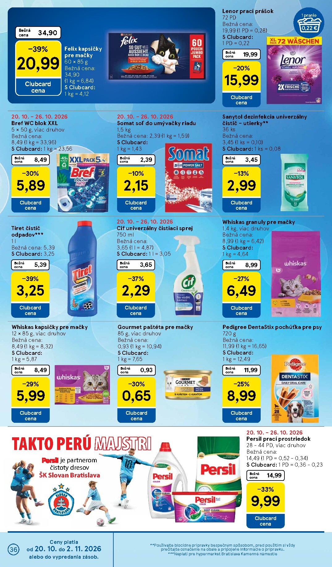 tesco - Nový Tesco leták od stredy, 21.10.2026 do utorka, 27.10.2026 - page: 36
