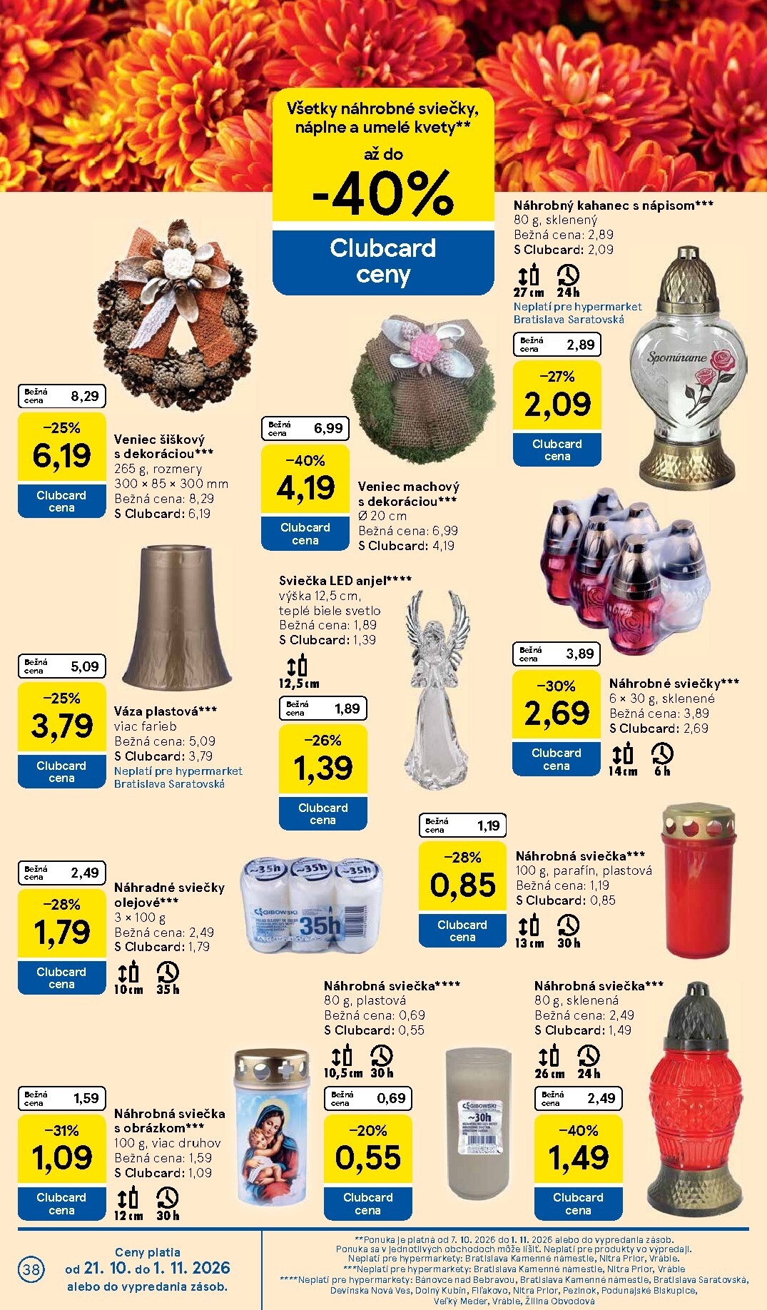 tesco - Nový Tesco leták od stredy, 21.10.2026 do utorka, 27.10.2026 - page: 38