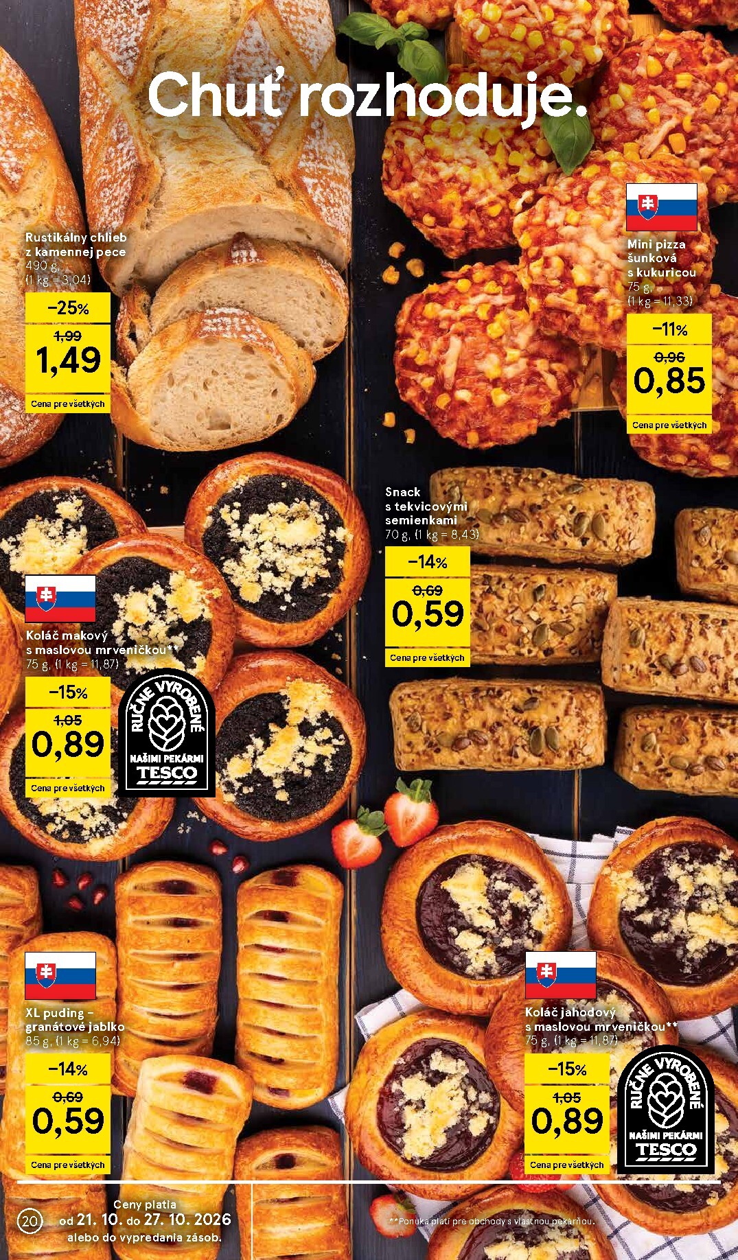 tesco - Nový Tesco leták od stredy, 21.10.2026 do utorka, 27.10.2026 - page: 20