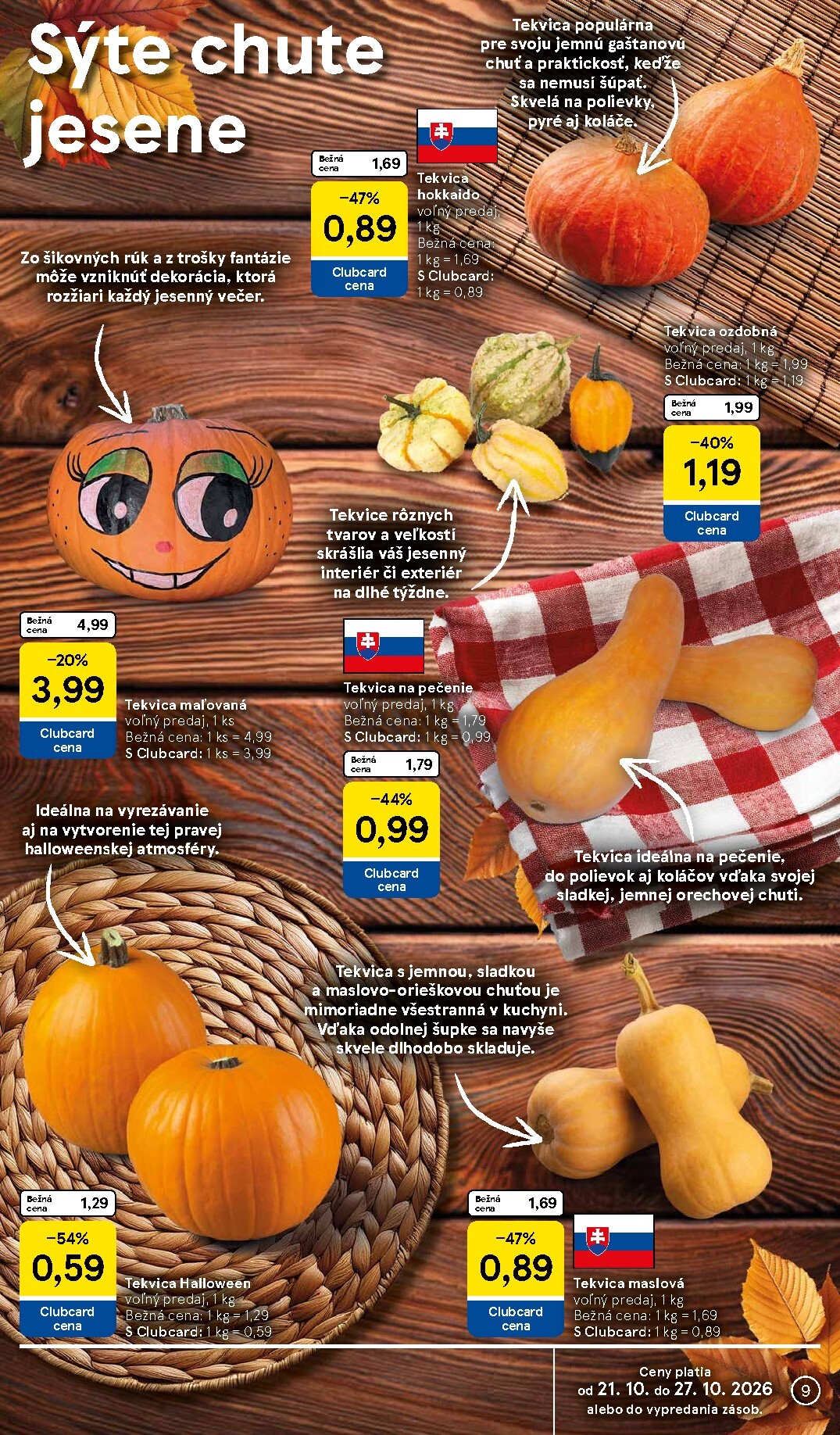 tesco - Nový Tesco leták od stredy, 21.10.2026 do utorka, 27.10.2026 - page: 9