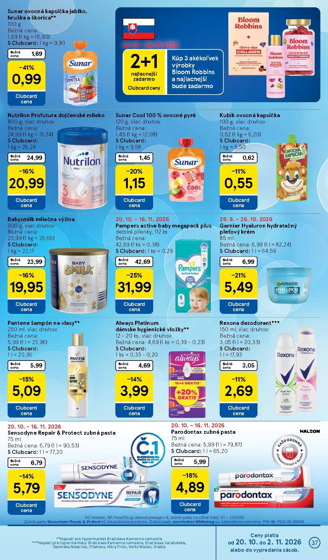 tesco - Nový Tesco leták od stredy, 21.10.2026 do utorka, 27.10.2026 - page: 37