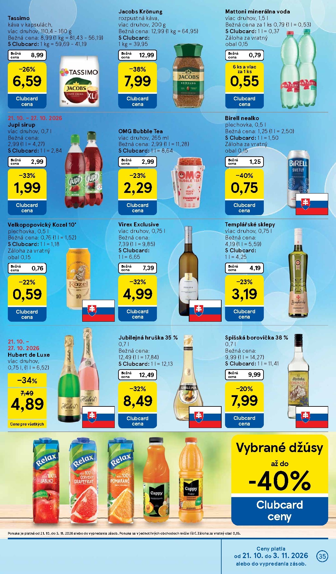 tesco - Nový Tesco leták od stredy, 21.10.2026 do utorka, 27.10.2026 - page: 35