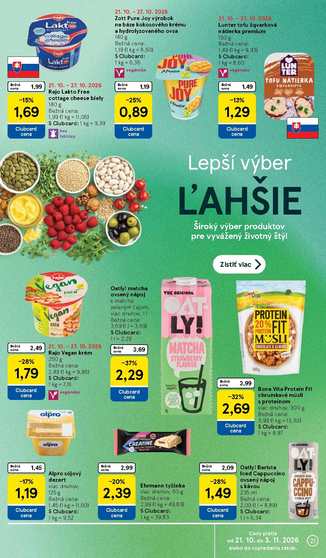 tesco - Nový Tesco leták od stredy, 21.10.2026 do utorka, 27.10.2026 - page: 21
