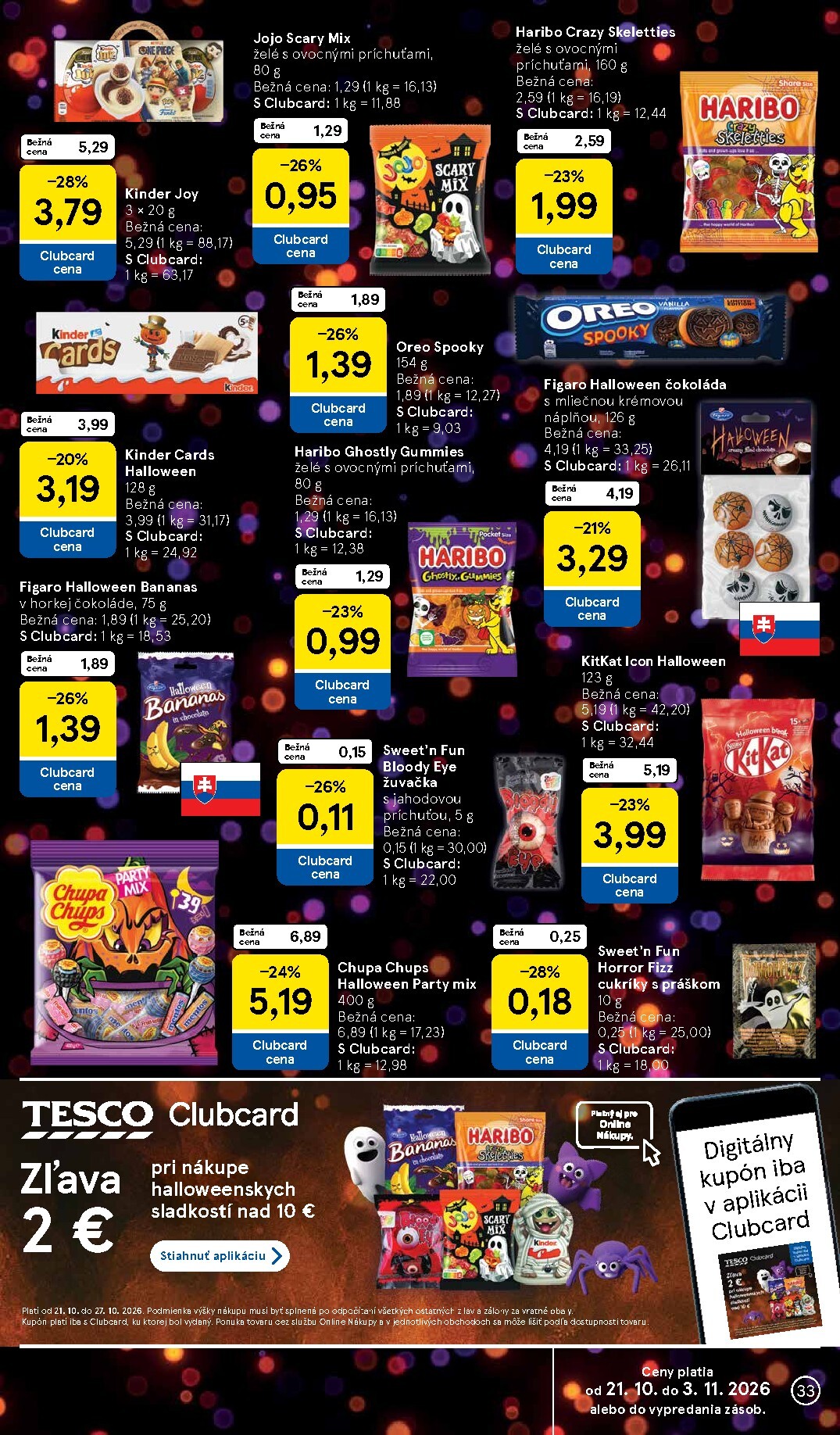 tesco - Nový Tesco leták od stredy, 21.10.2026 do utorka, 27.10.2026 - page: 33