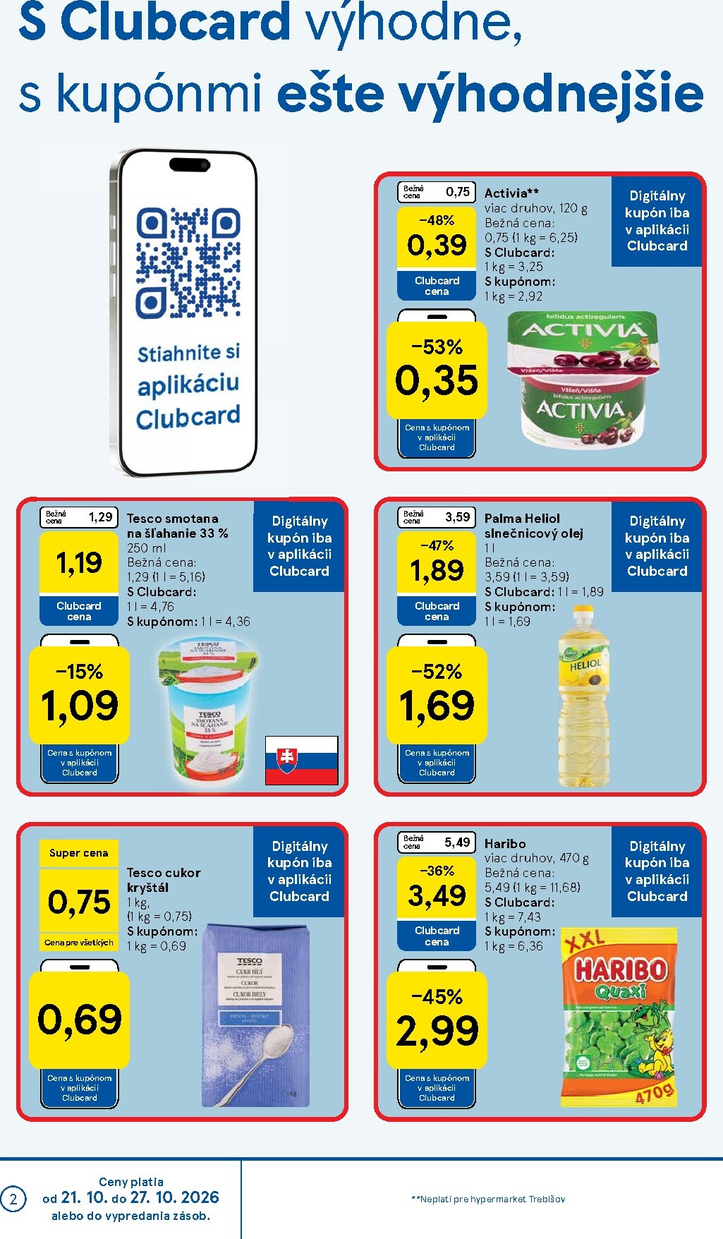 tesco - Nový Tesco leták od stredy, 21.10.2026 do utorka, 27.10.2026 - page: 2