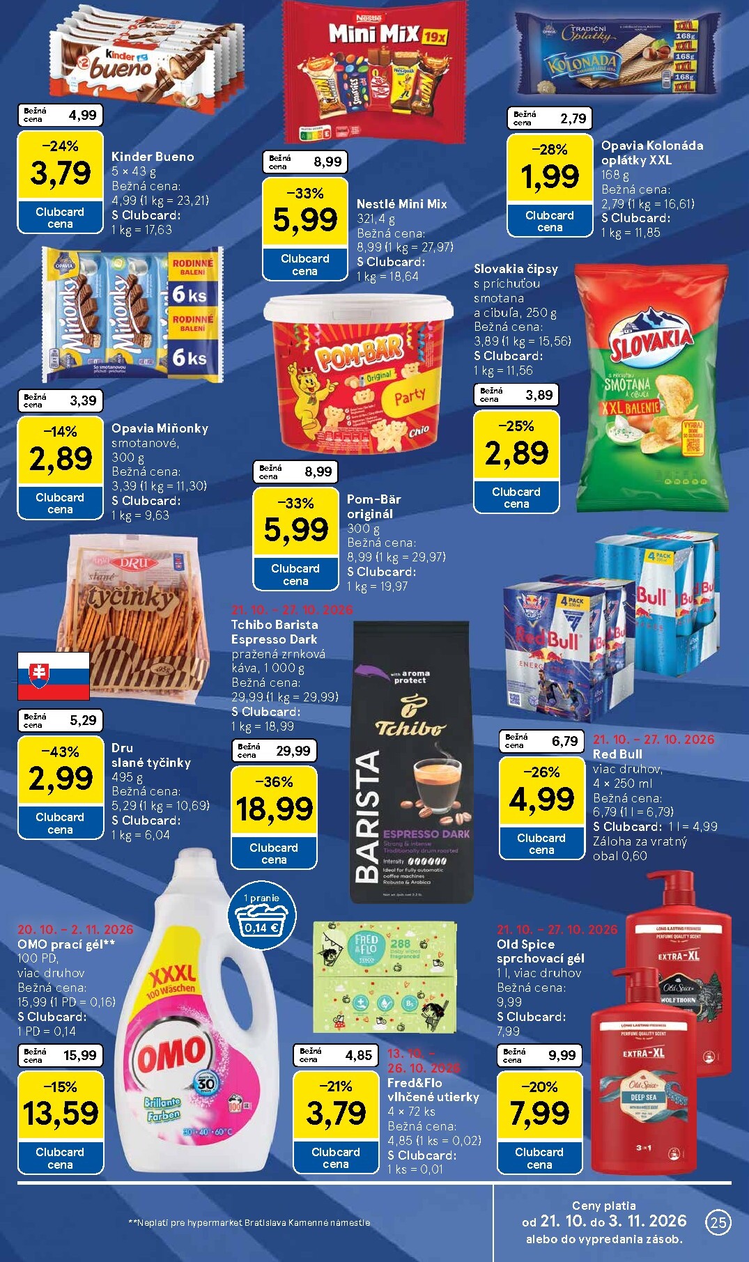 tesco - Nový Tesco leták od stredy, 21.10.2026 do utorka, 27.10.2026 - page: 25