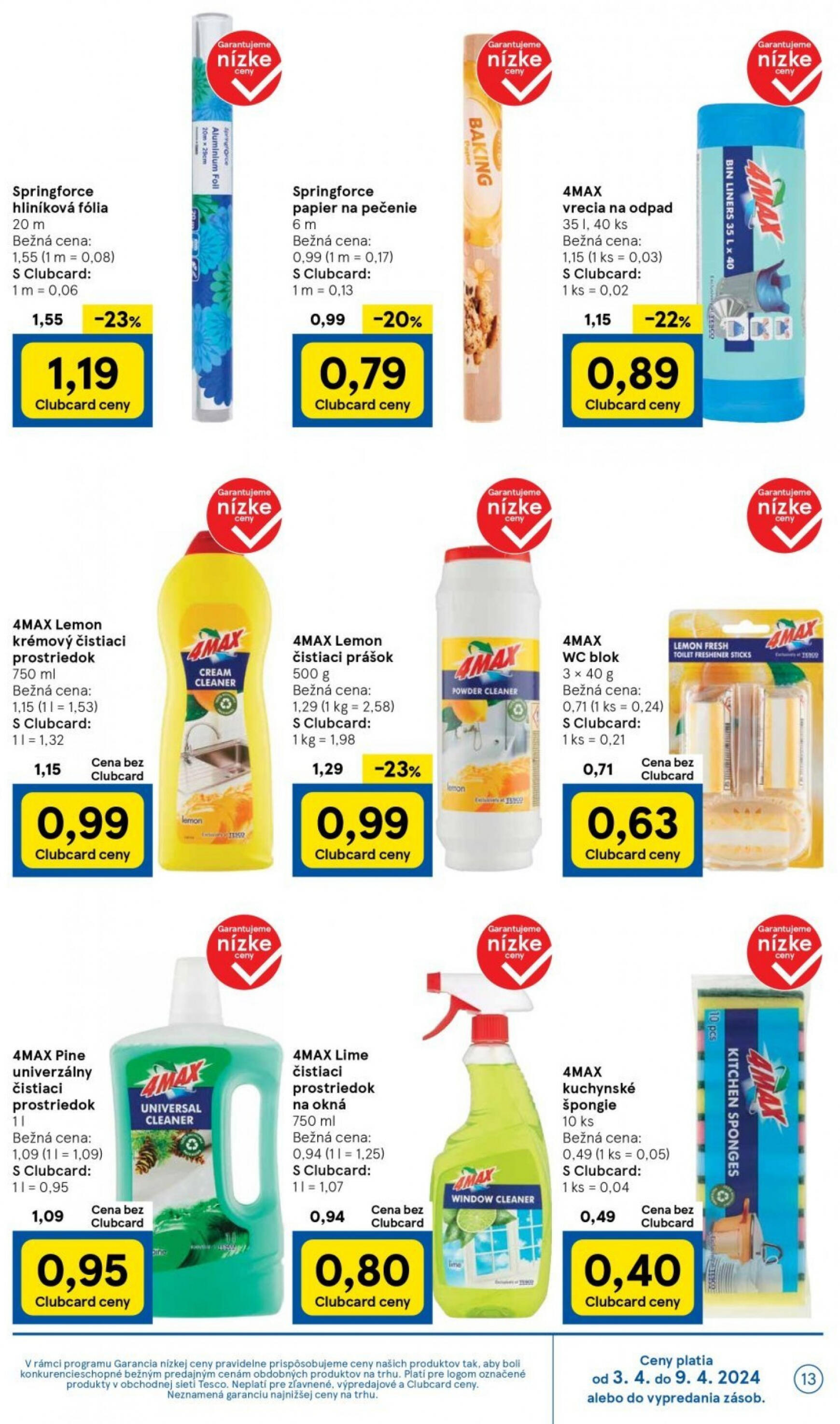 tesco - Tesco supermarket platný od 03.04.2024 - page: 13