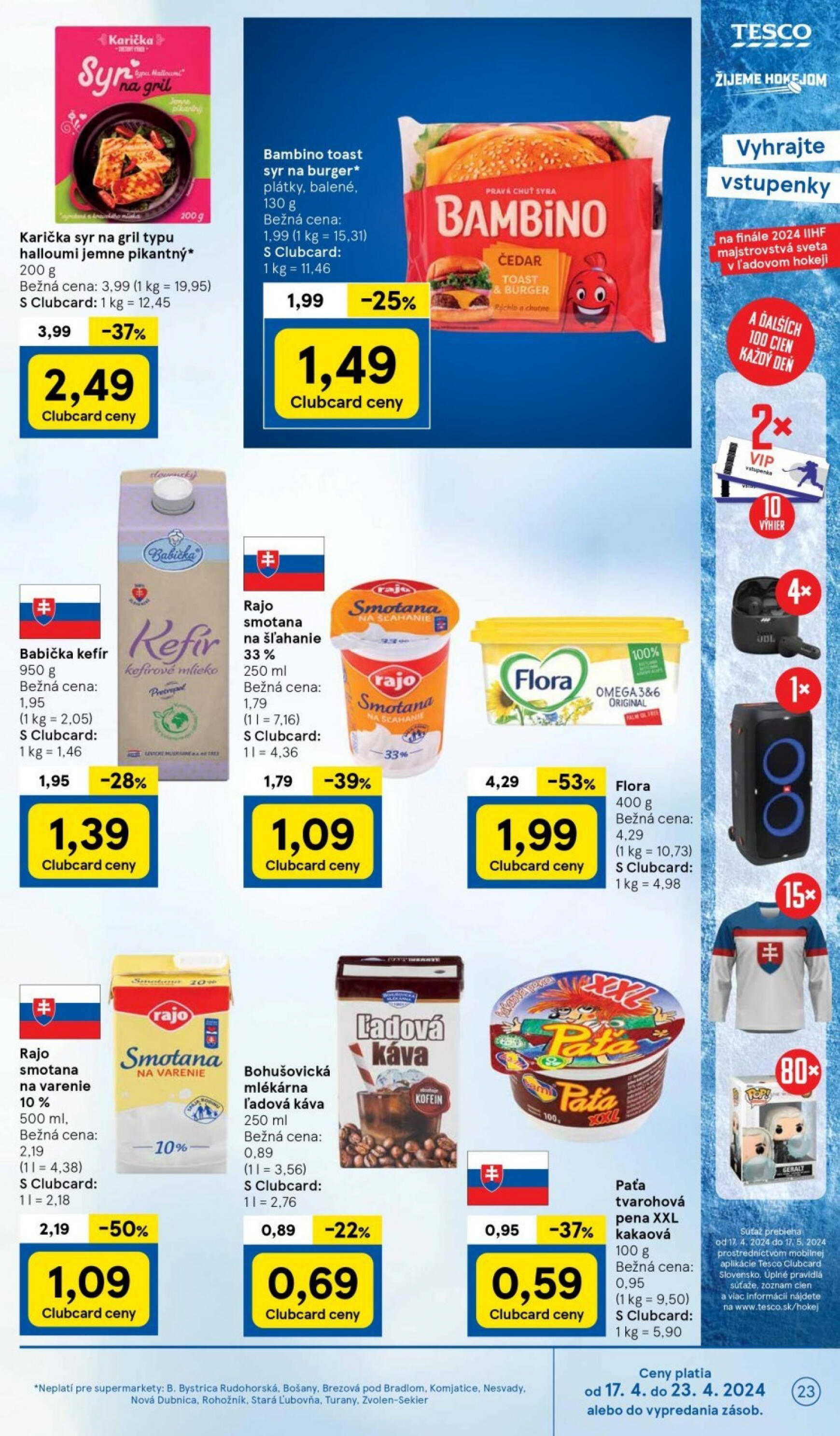 tesco - Tesco supermarket leták platný od 17.04. - 23.04. - page: 23