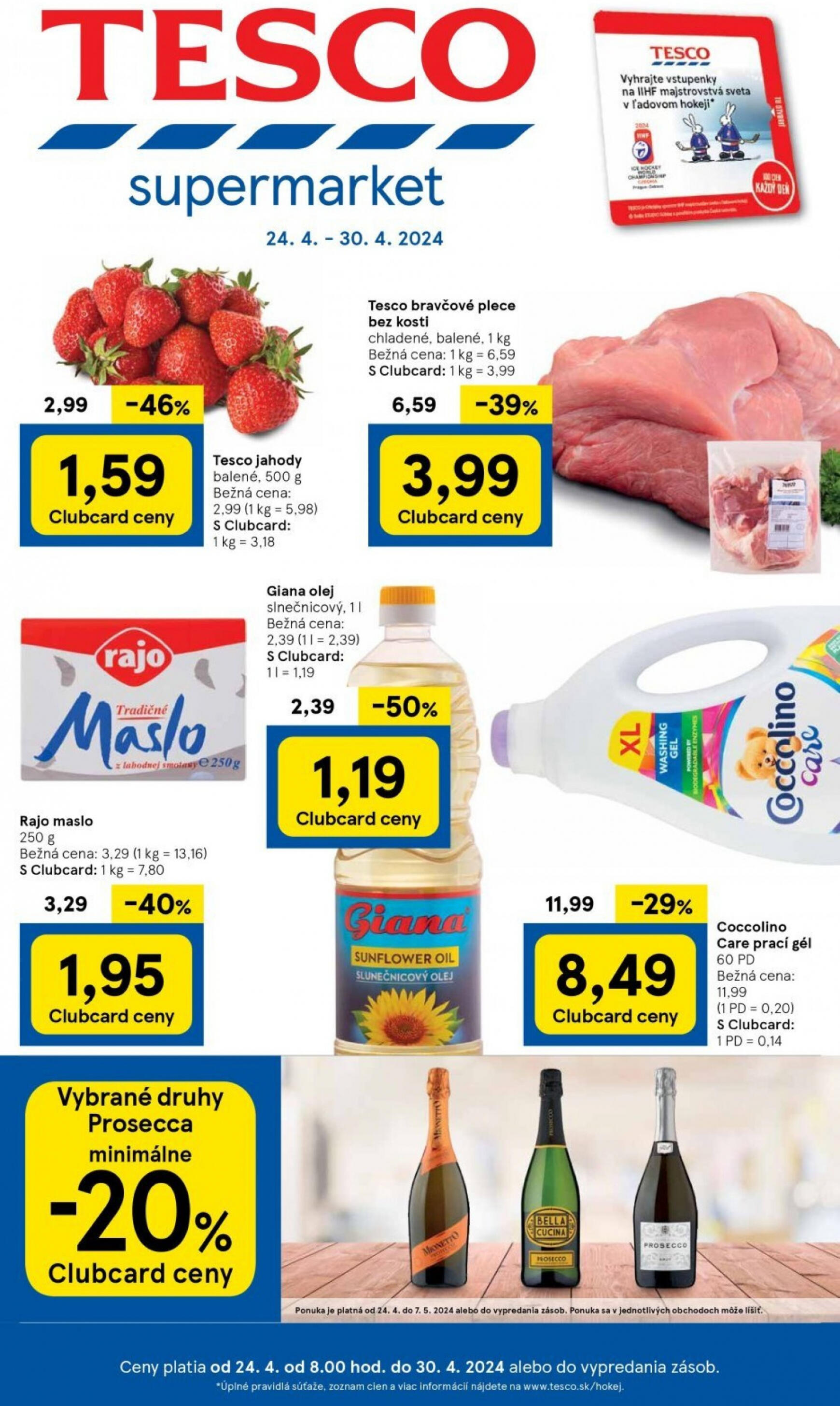 tesco - Tesco supermarket leták platný od 24.04. - 30.04.