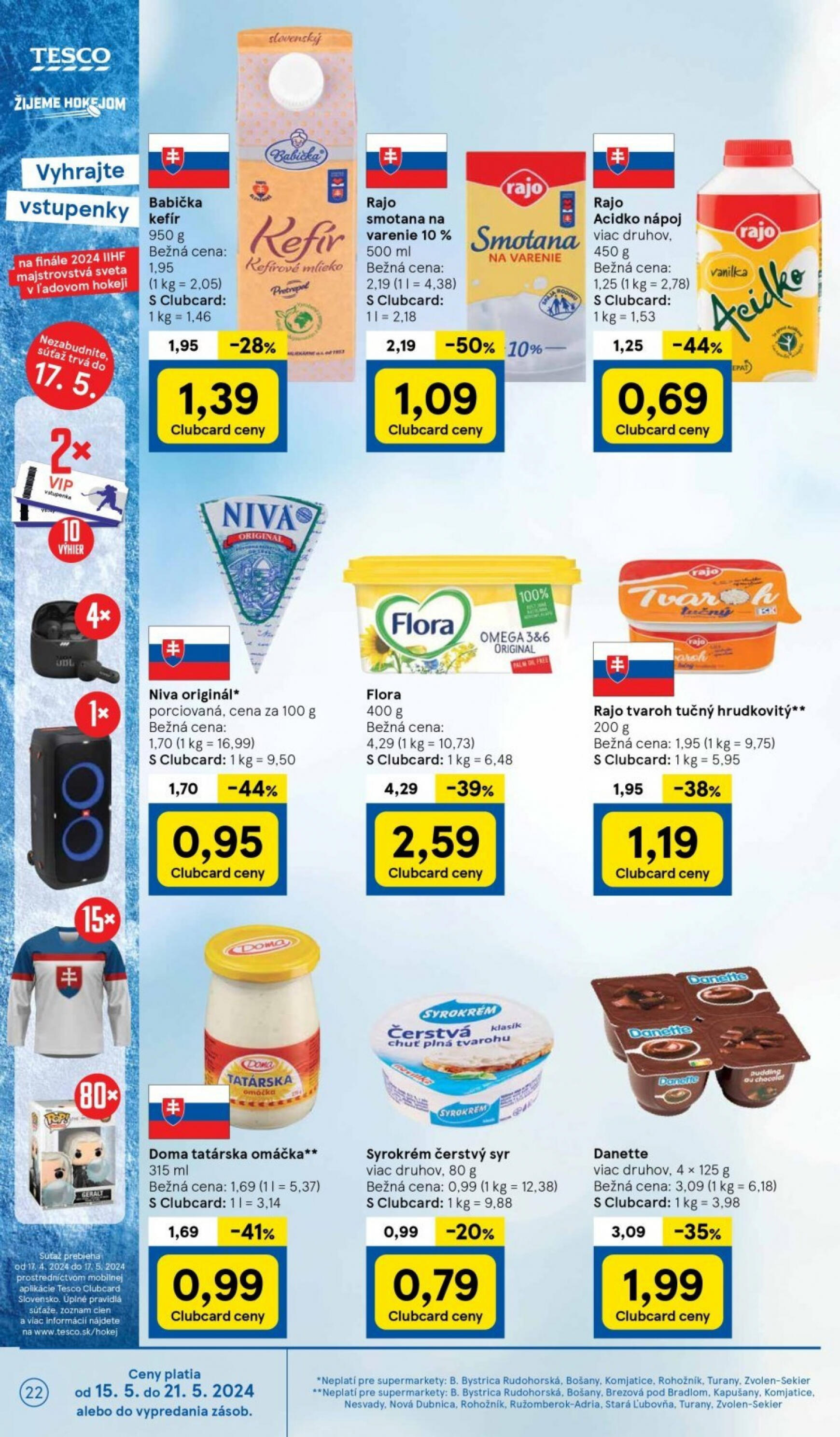 tesco - Tesco supermarket leták platný od 15.05. - 21.05. - page: 22