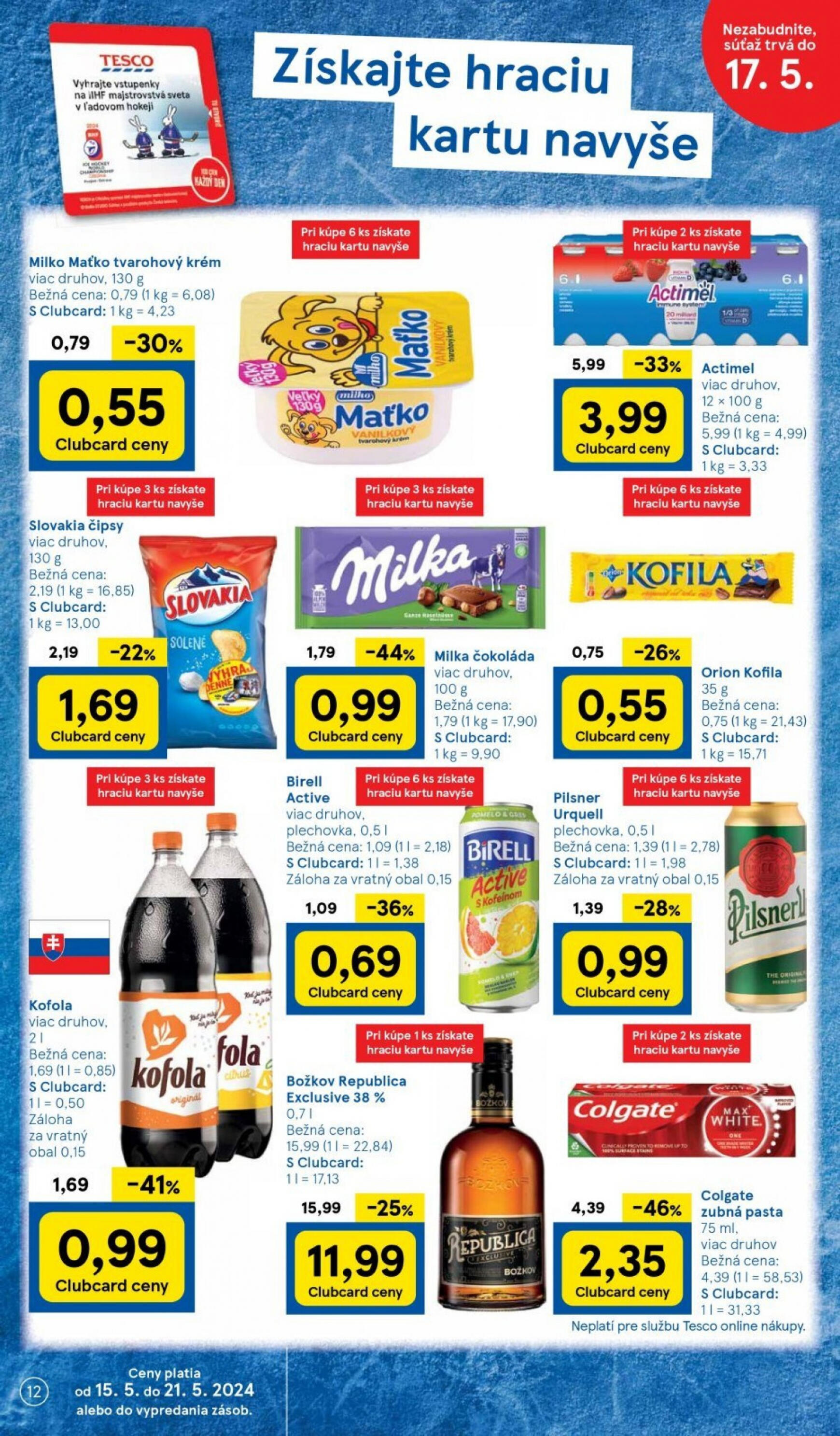 tesco - Tesco supermarket leták platný od 15.05. - 21.05. - page: 12
