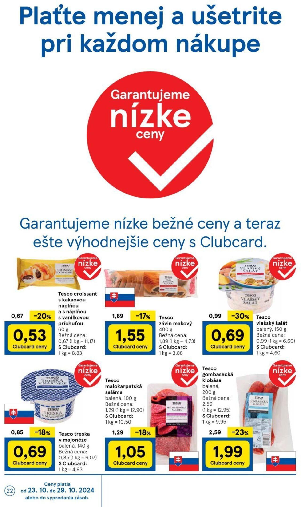 tesco - Tesco Extra - leták 23.10.2024 - 29.10.2024 - page: 22