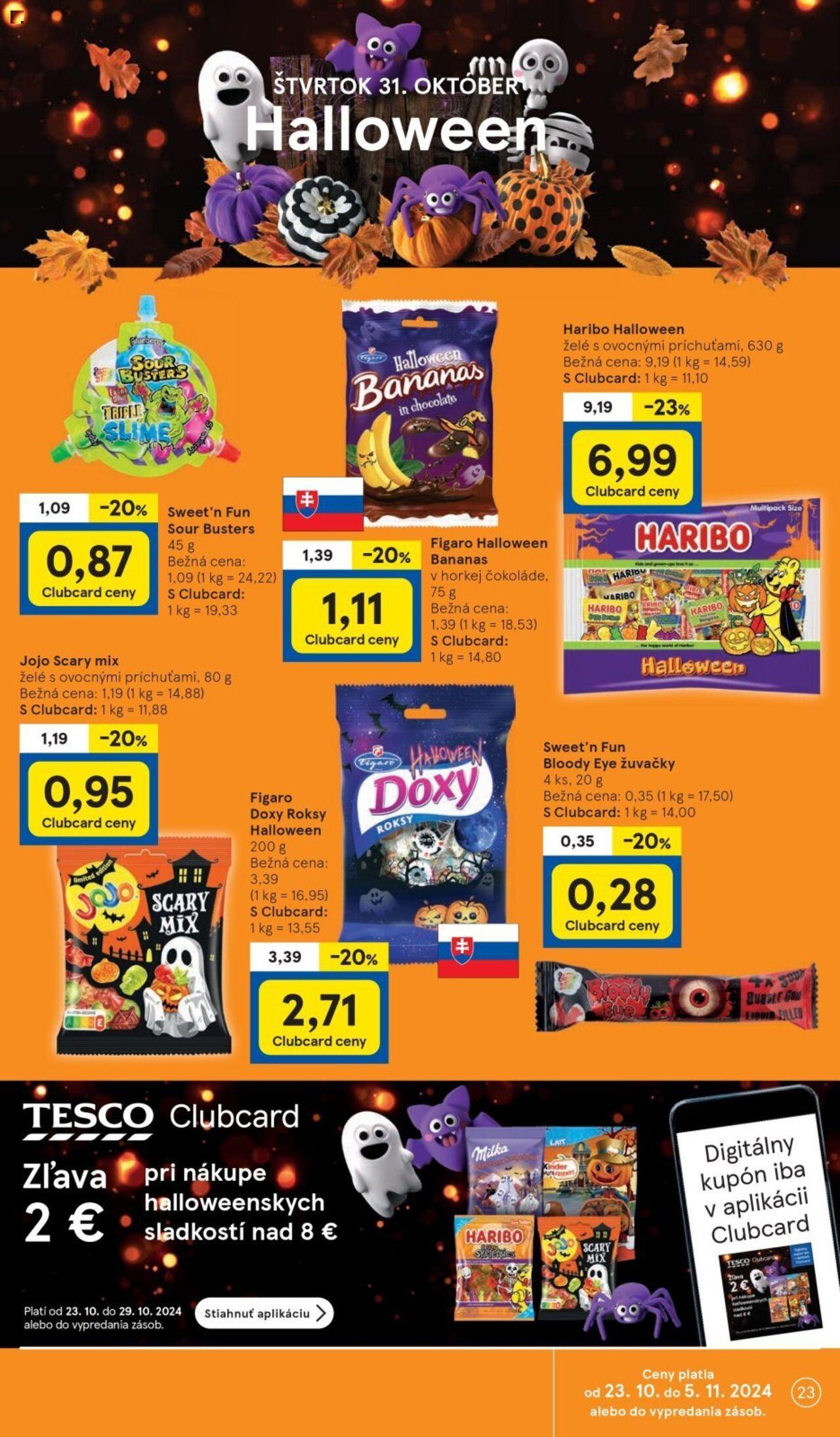 tesco - Tesco Supermarket - leták 23.10.2024 - 29.10.2024 - page: 23