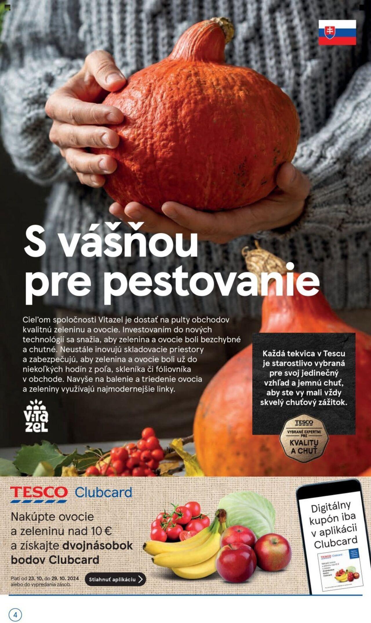 tesco - Tesco Supermarket - leták 23.10.2024 - 29.10.2024 - page: 4