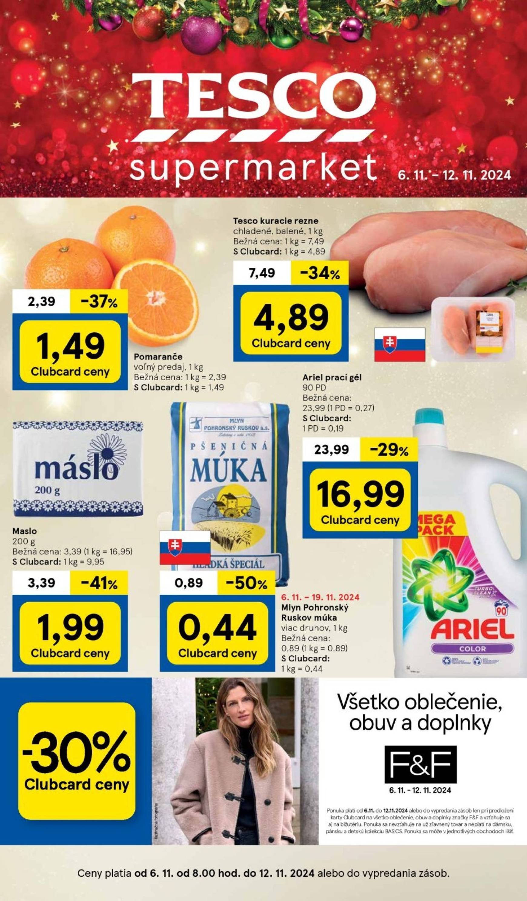 tesco - Tesco Supermarket leták platný od 06.11. - 12.11.