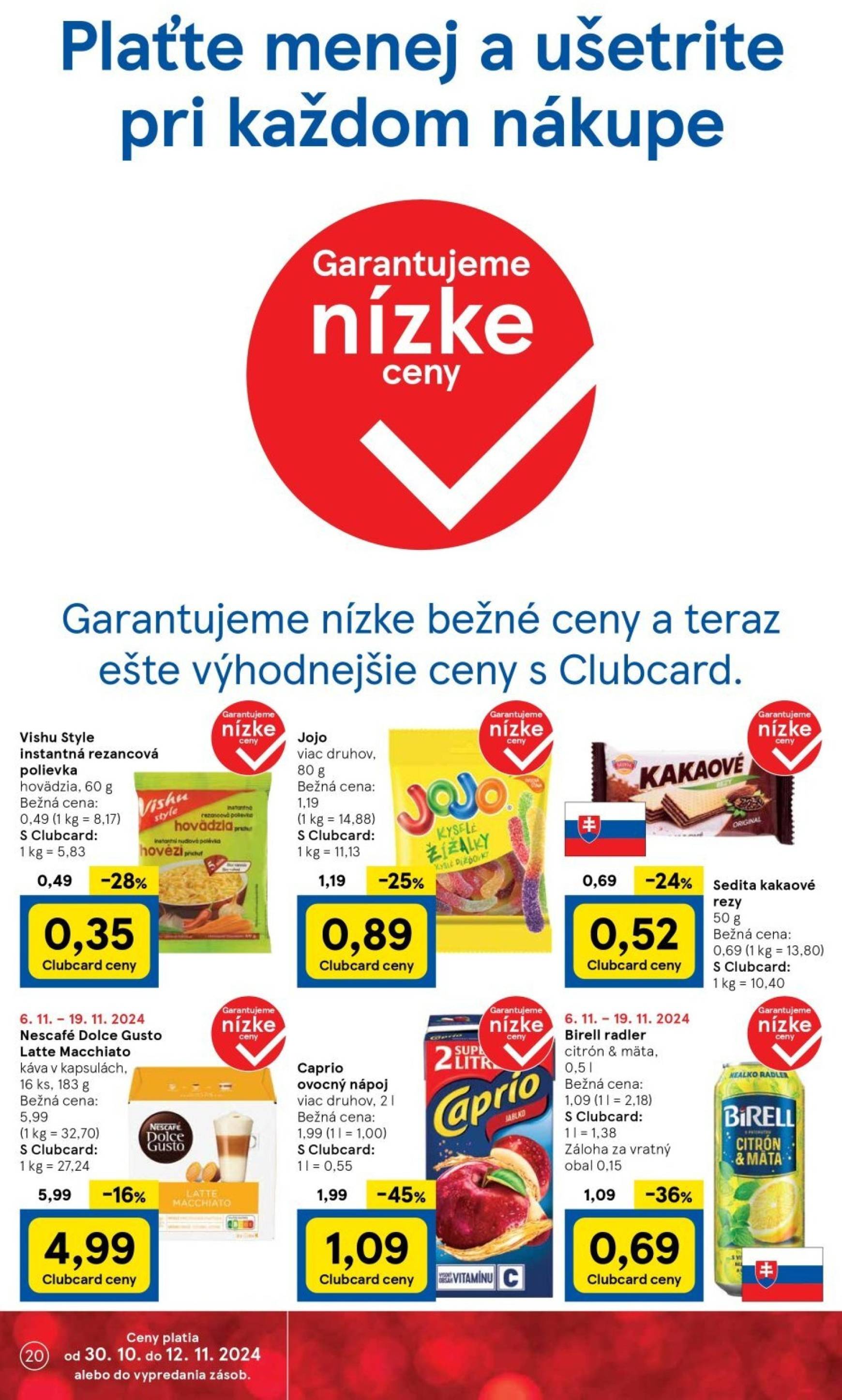 tesco - Tesco Supermarket leták platný od 06.11. - 12.11. - page: 20