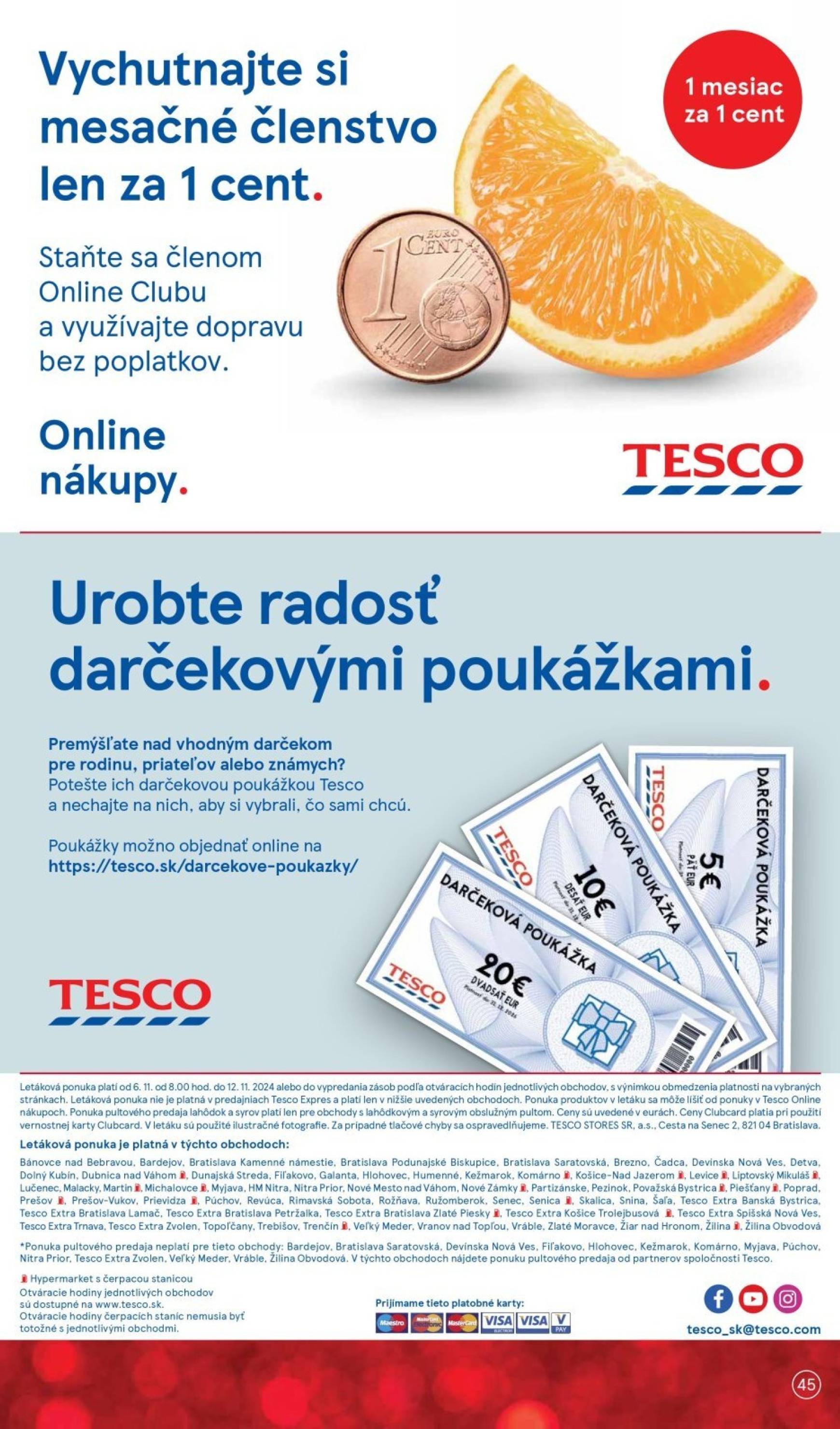 tesco - Tesco leták platný od 06.11. - 12.11. - page: 45