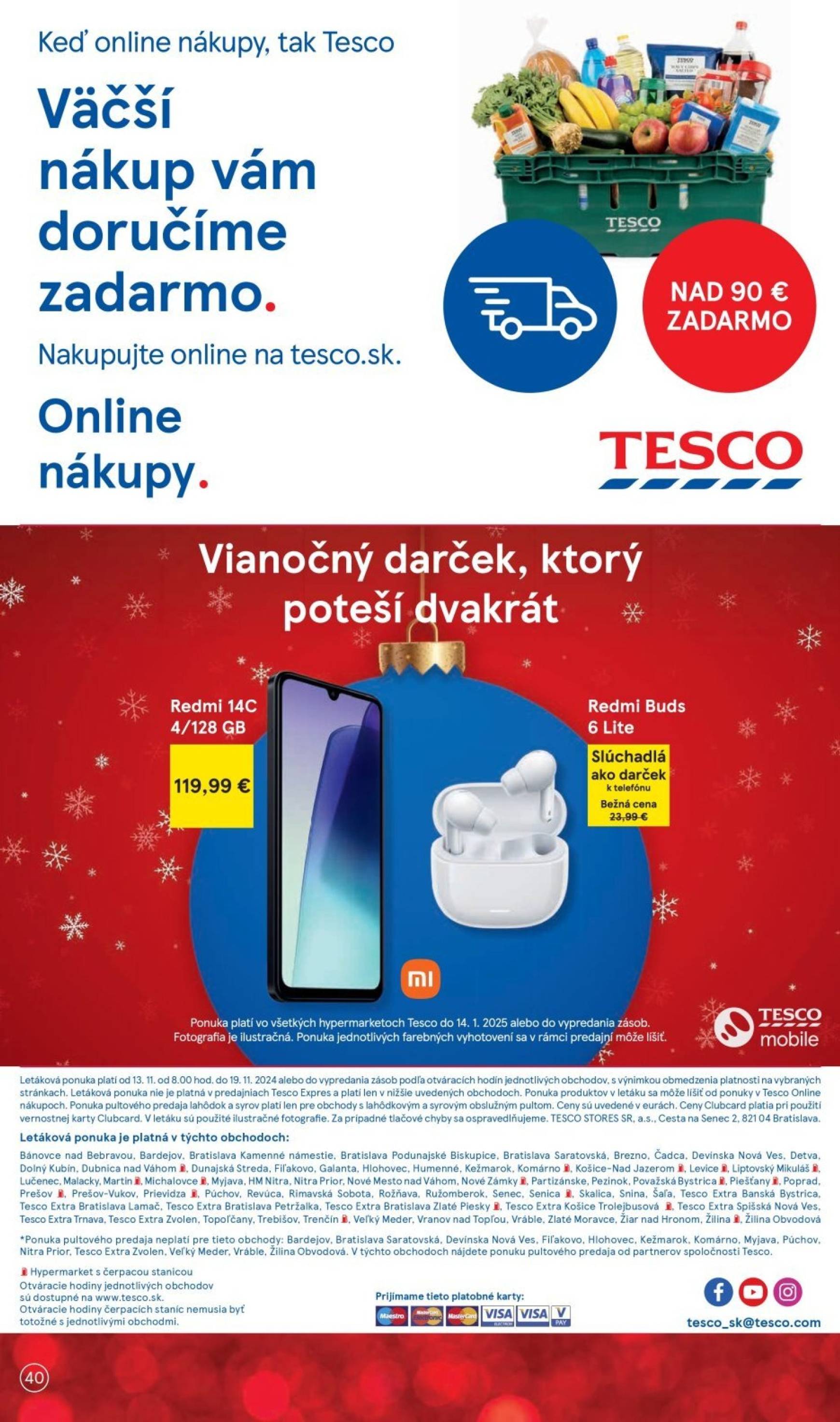 tesco - Tesco leták platný od 13.11. - 19.11. - page: 40