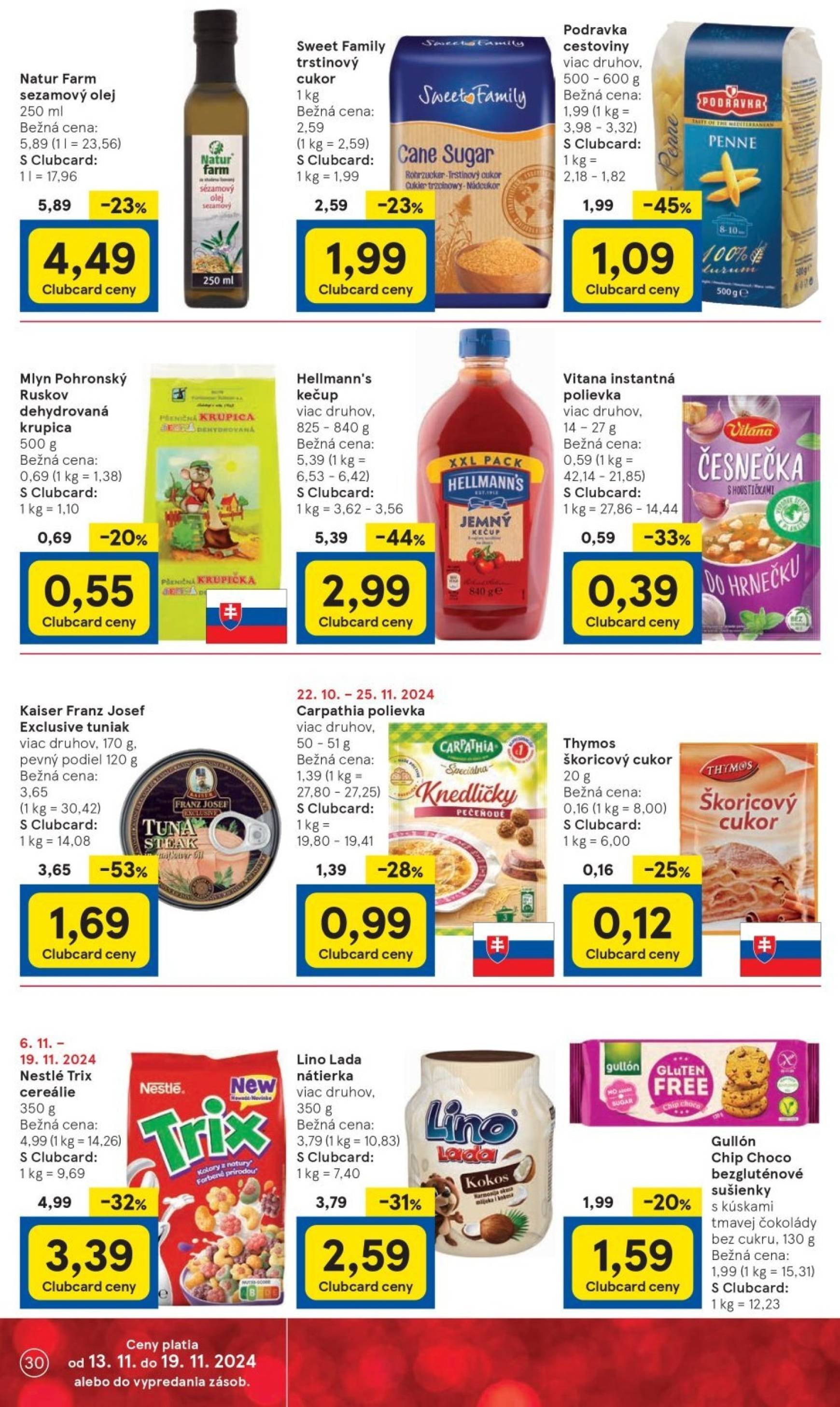 tesco - Tesco leták platný od 13.11. - 19.11. - page: 30