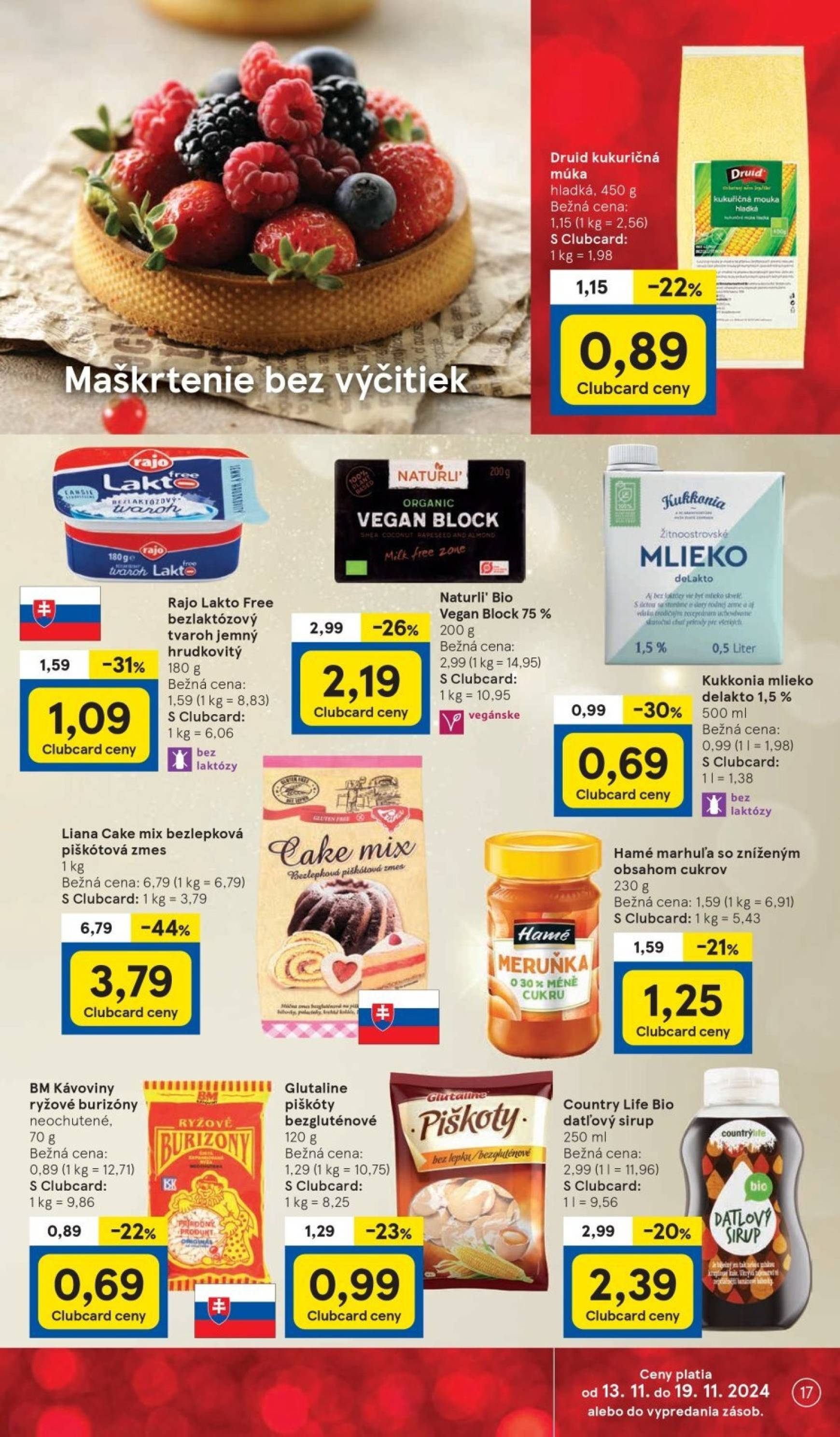 tesco - Tesco leták platný od 13.11. - 19.11. - page: 17