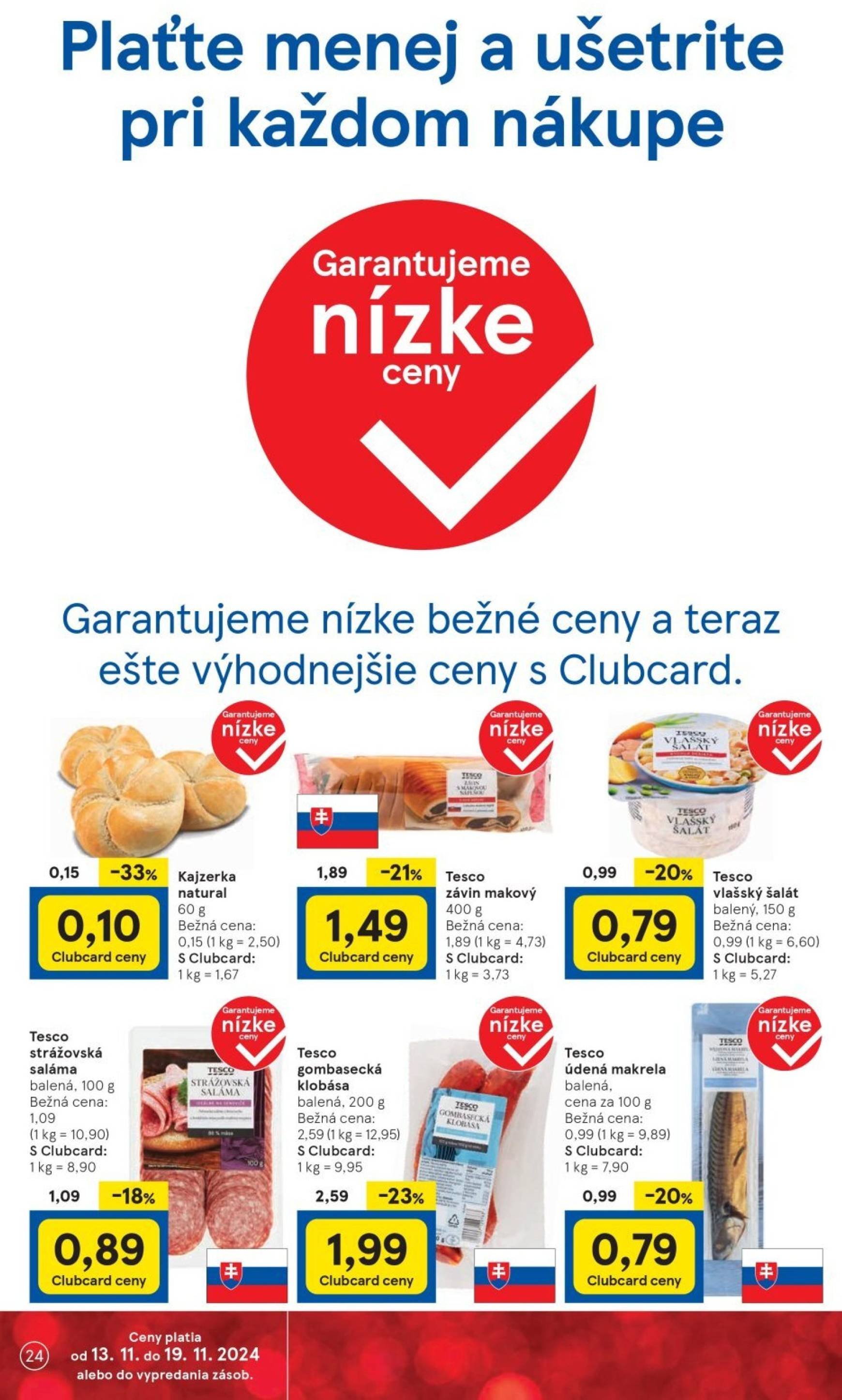 tesco - Tesco leták platný od 13.11. - 19.11. - page: 24