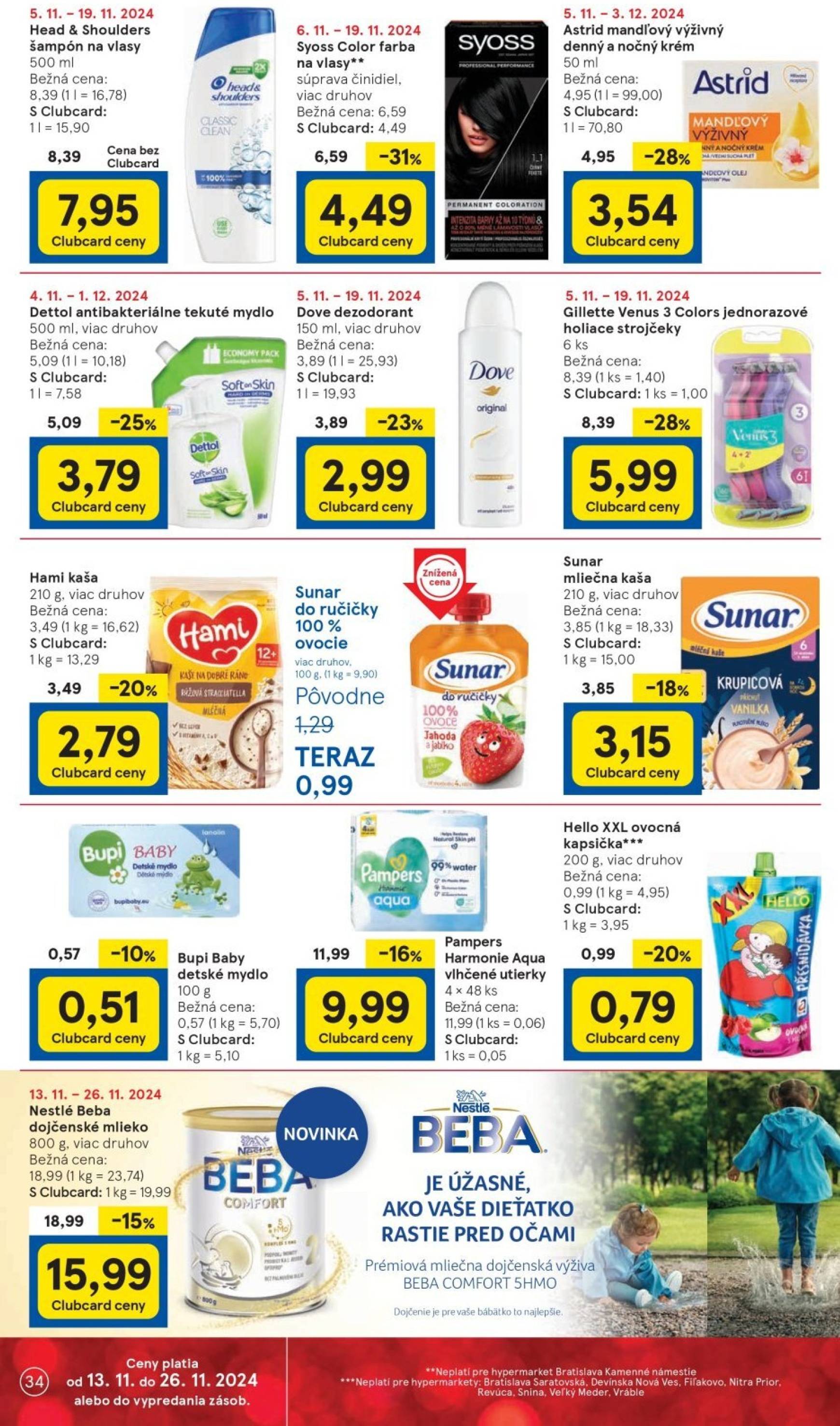 tesco - Tesco leták platný od 13.11. - 19.11. - page: 34