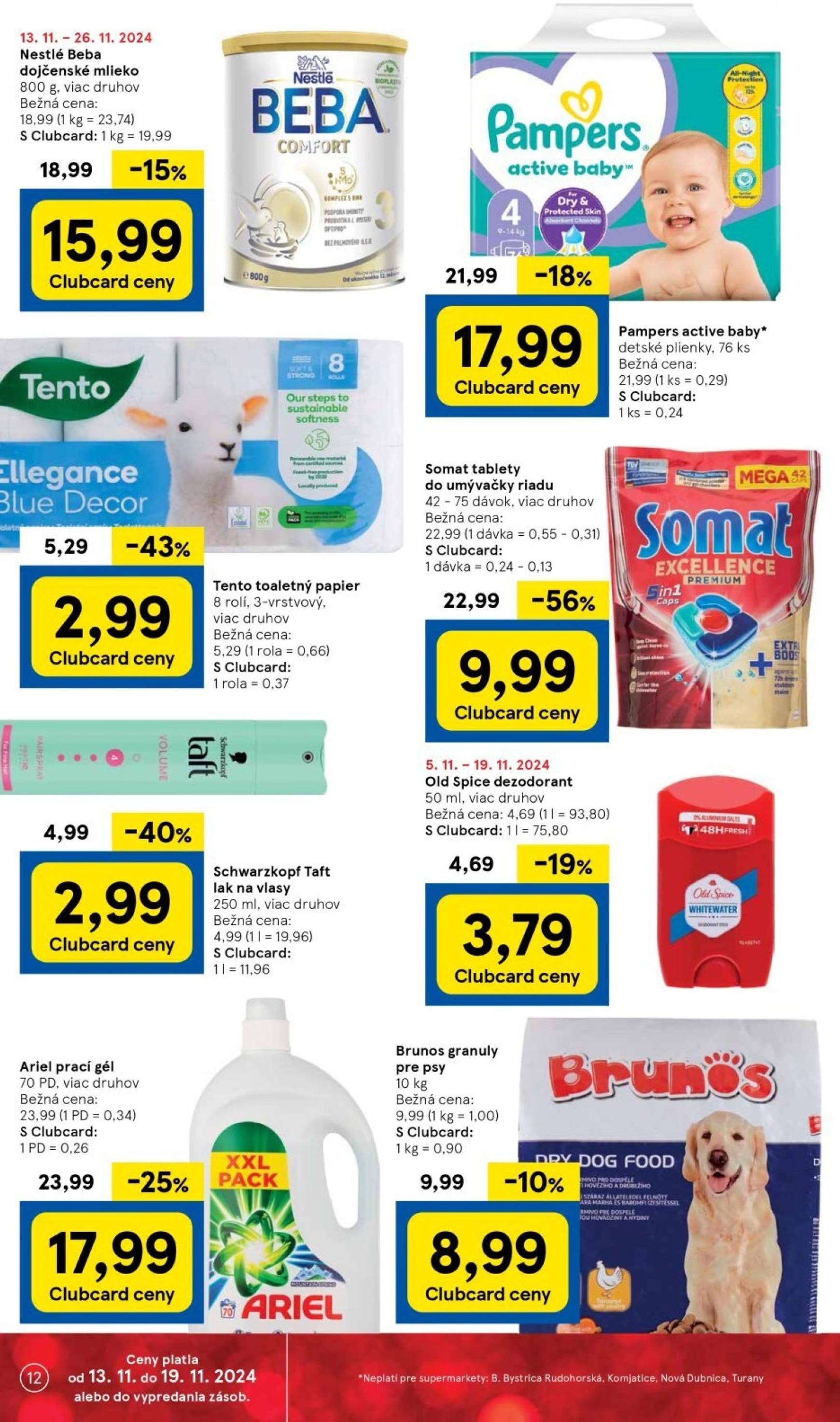 tesco - Tesco Supermarket leták platný od 13.11. - 19.11. - page: 12