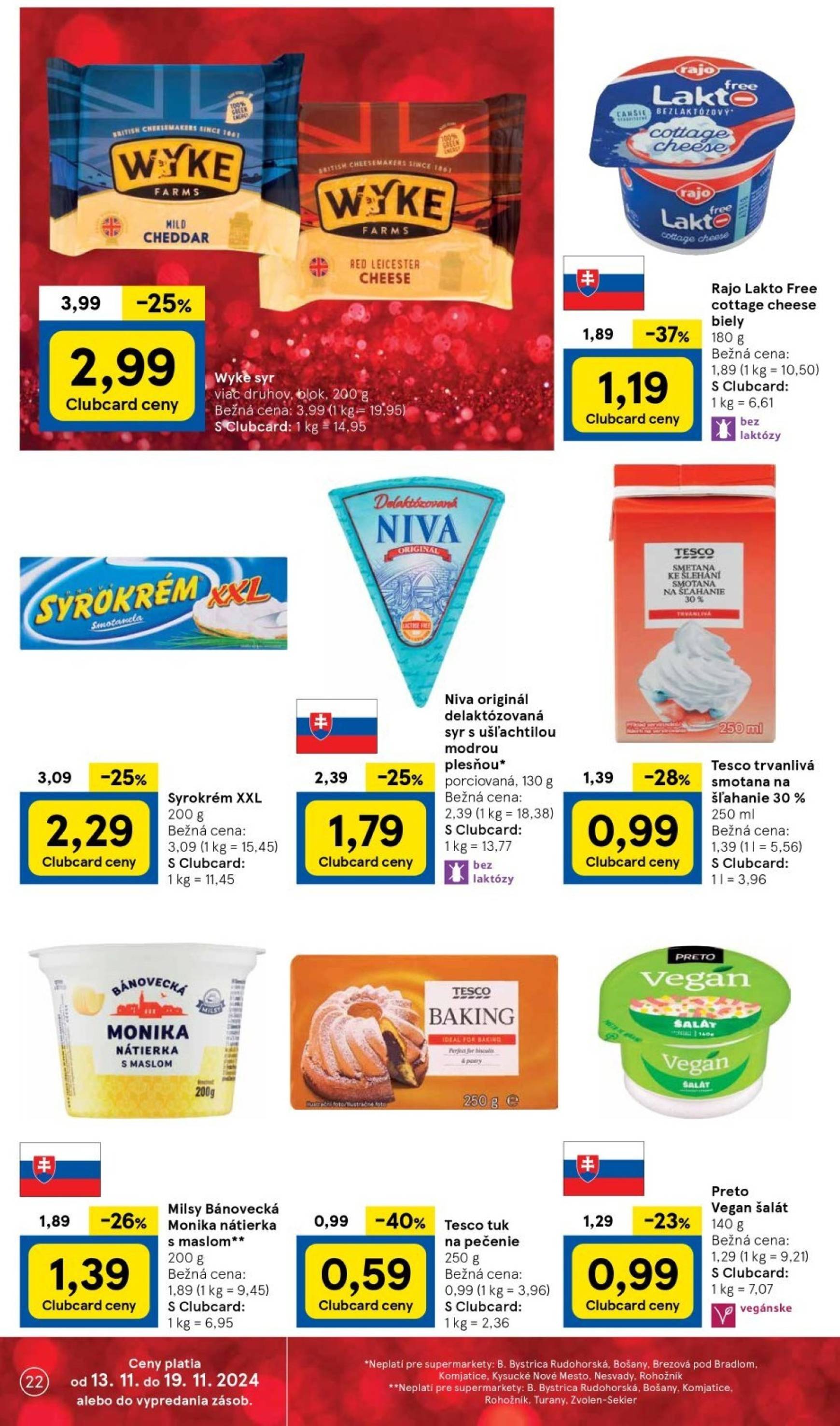 tesco - Tesco Supermarket leták platný od 13.11. - 19.11. - page: 22