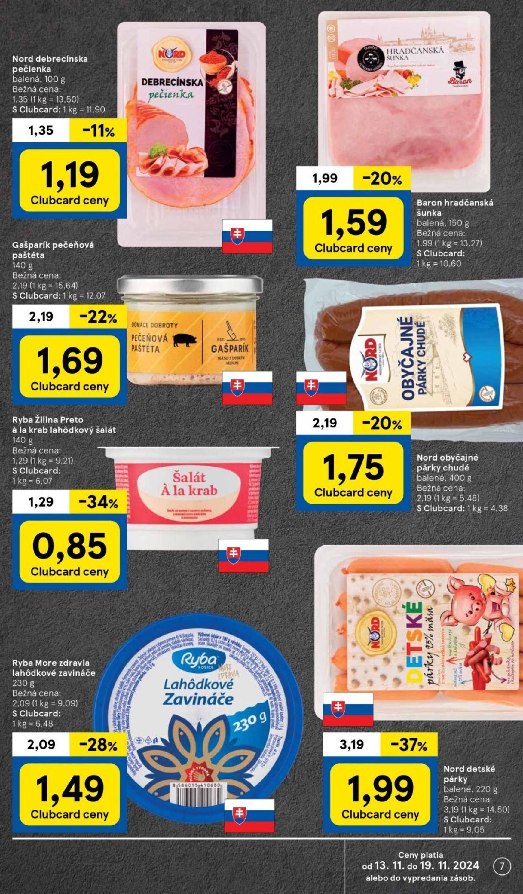 tesco - Tesco Supermarket leták platný od 13.11. - 19.11. - page: 7