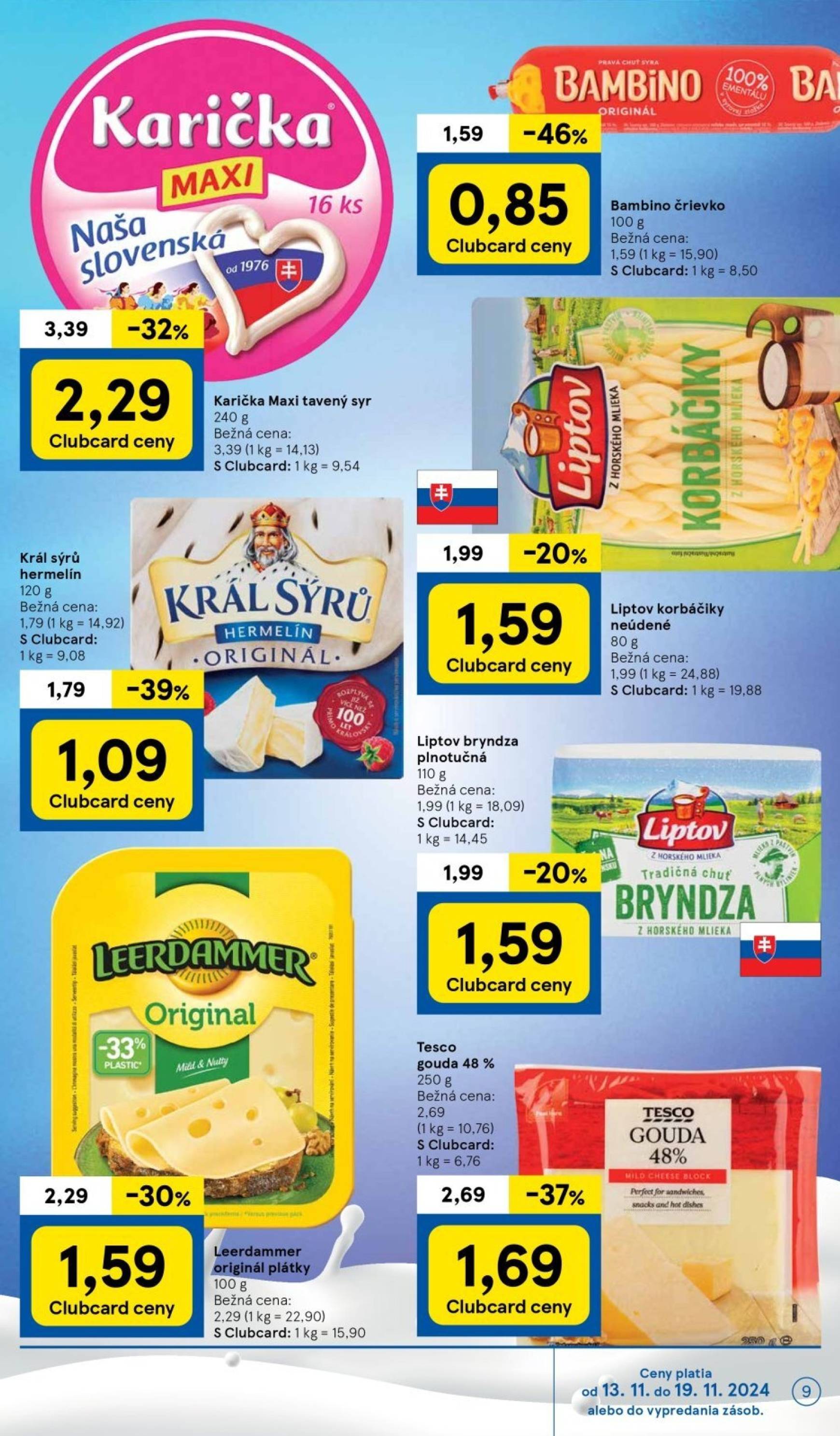 tesco - Tesco Supermarket leták platný od 13.11. - 19.11. - page: 9