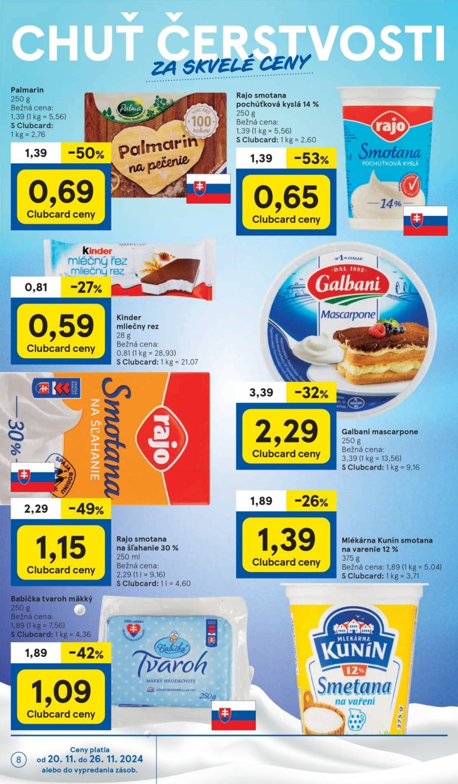 tesco - Tesco Supermarket leták platný od 20.11. - 26.11. - page: 8