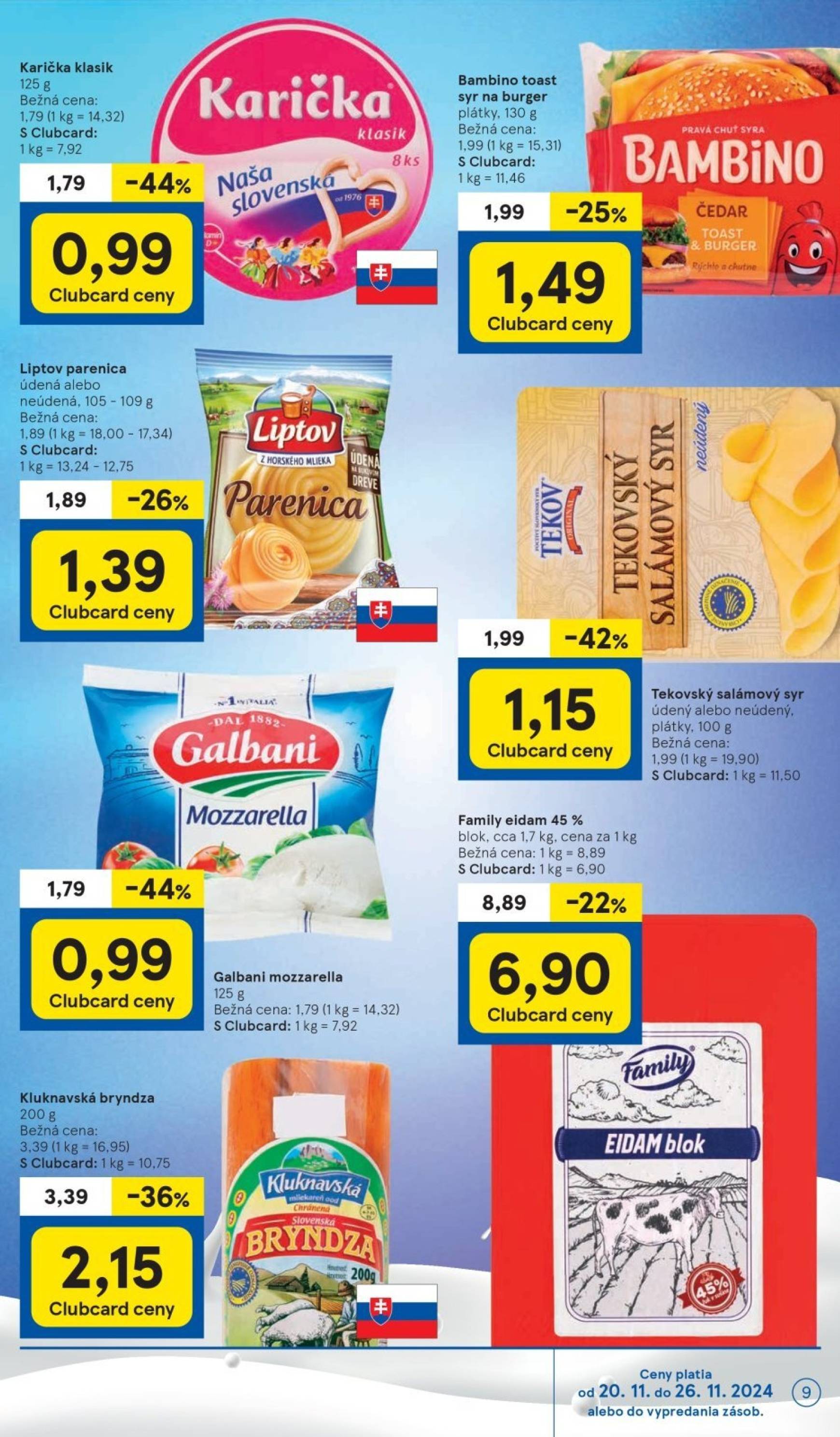 tesco - Tesco Supermarket leták platný od 20.11. - 26.11. - page: 9