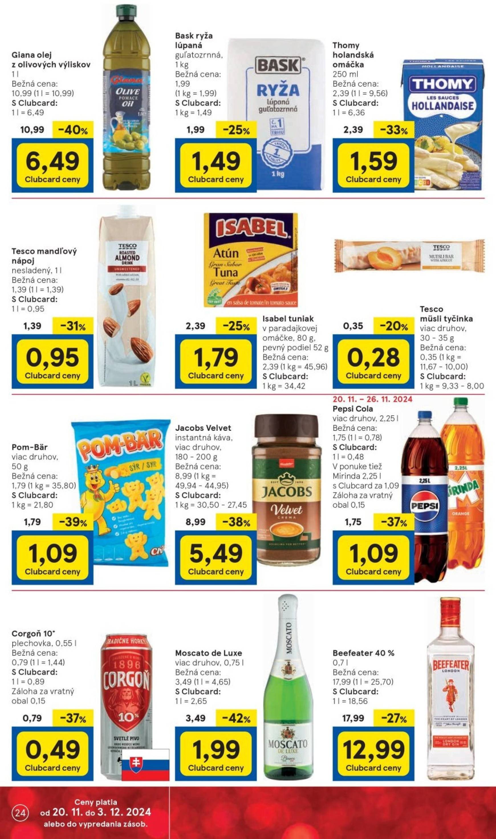 tesco - Tesco Supermarket leták platný od 20.11. - 26.11. - page: 24