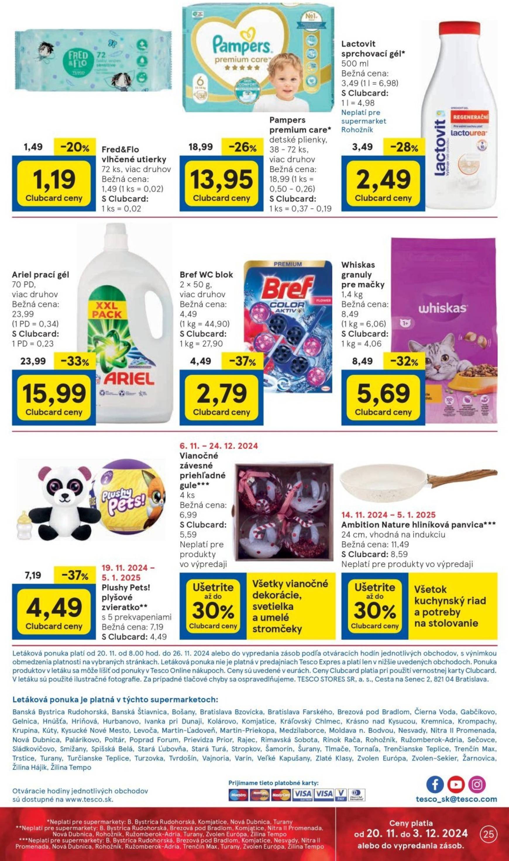 tesco - Tesco Supermarket leták platný od 20.11. - 26.11. - page: 25