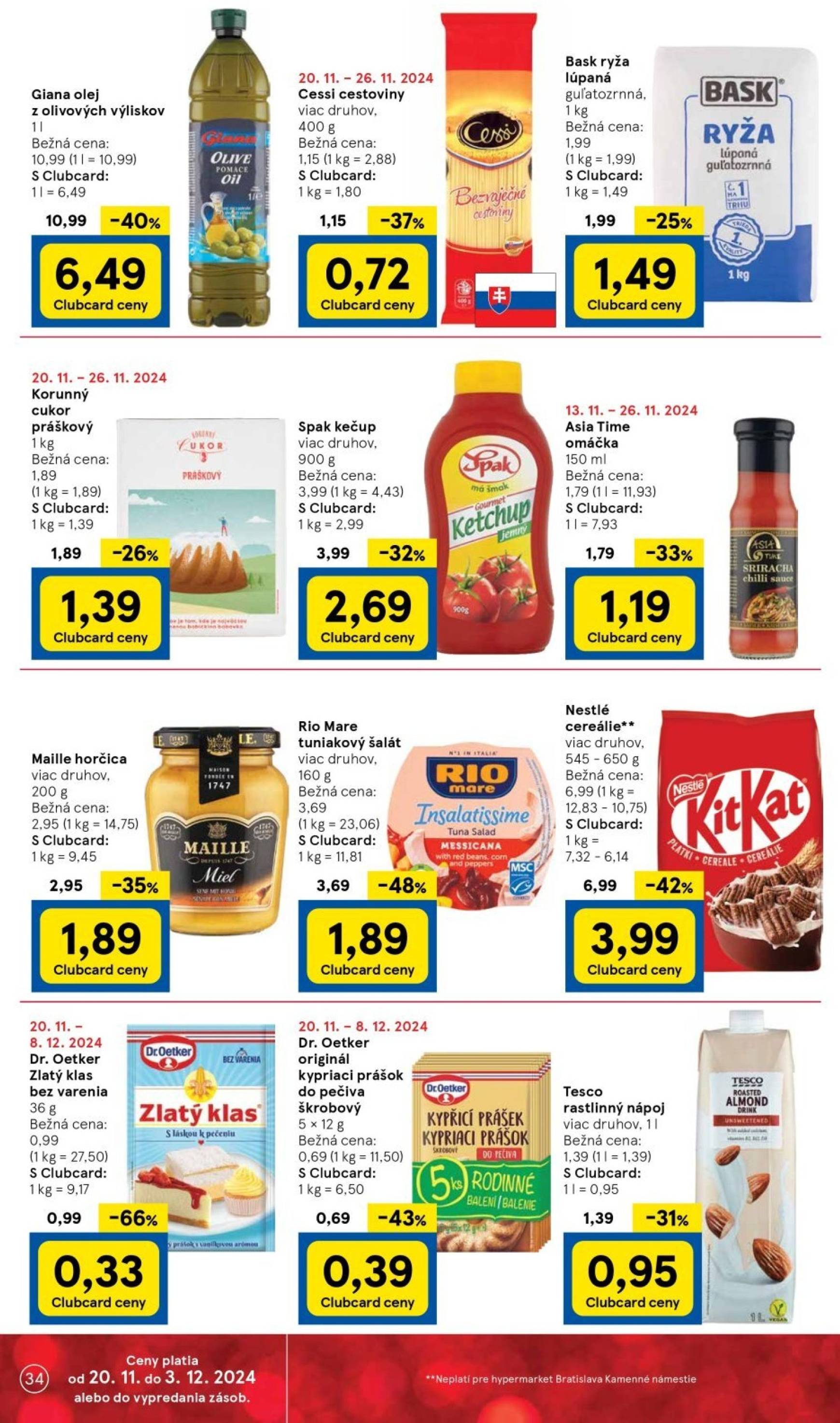 tesco - Tesco leták platný od 20.11. - 28.11. - page: 34