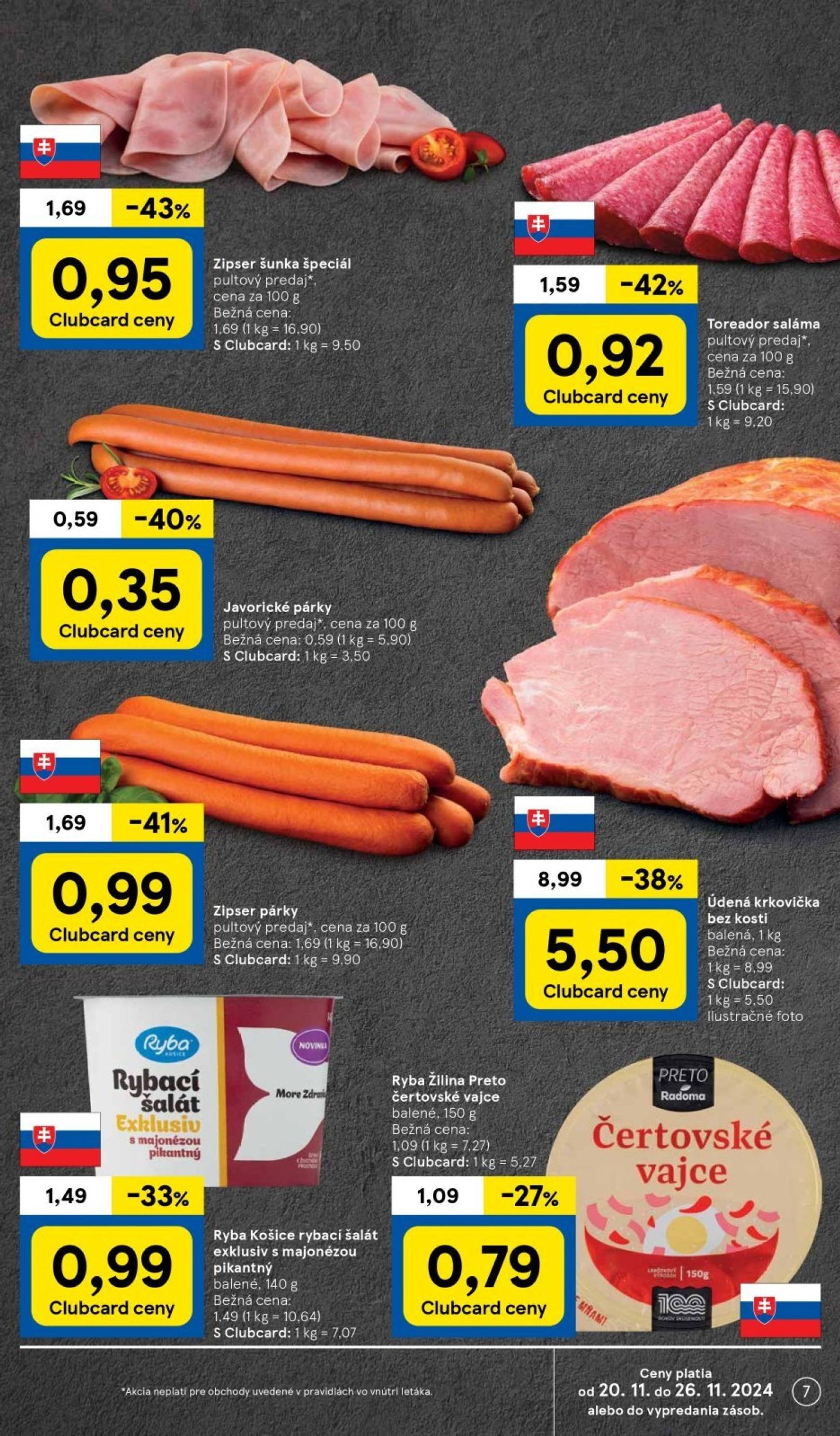 tesco - Tesco leták platný od 20.11. - 28.11. - page: 7