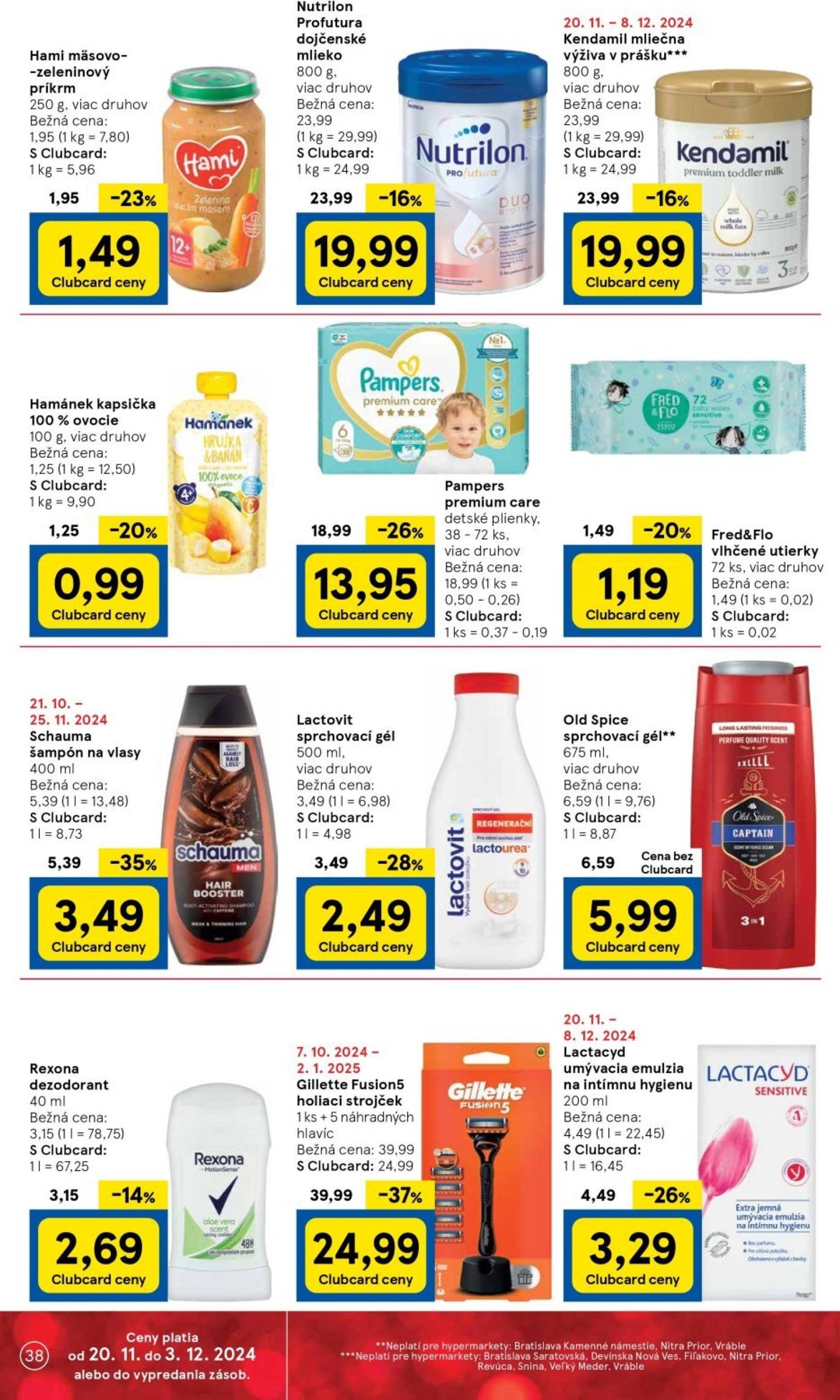 tesco - Tesco leták platný od 20.11. - 28.11. - page: 38