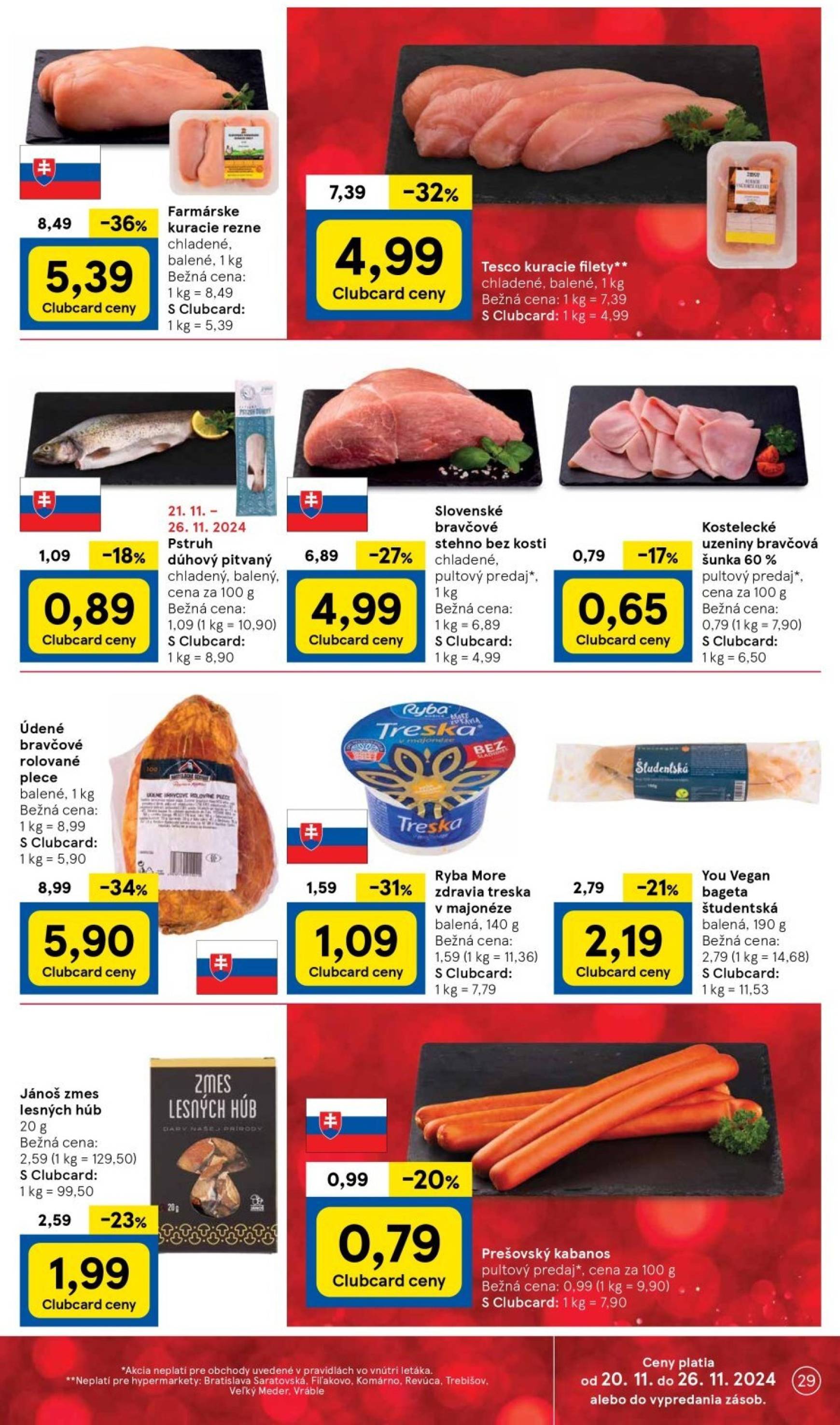 tesco - Tesco leták platný od 20.11. - 28.11. - page: 29