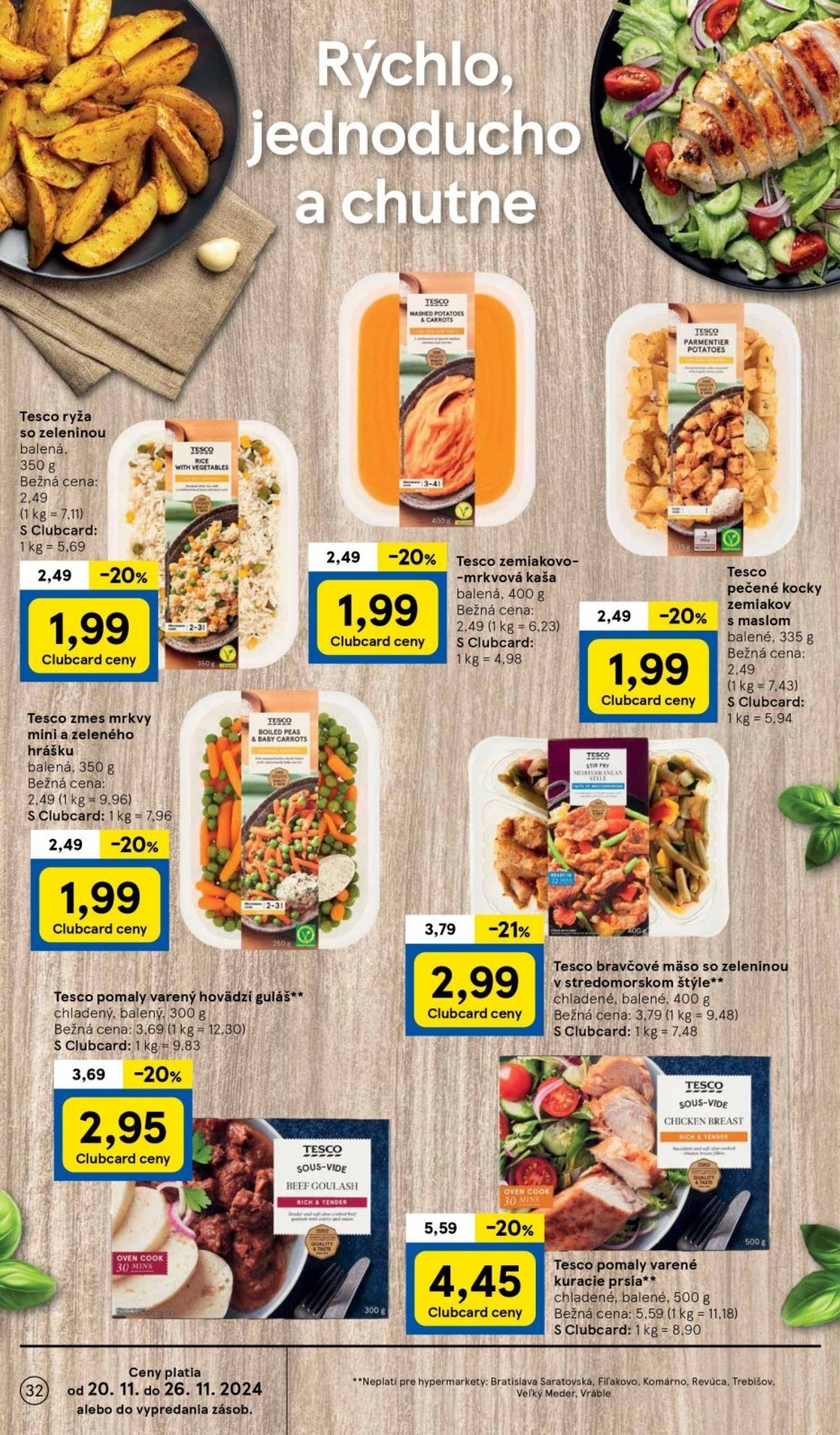 tesco - Tesco leták platný od 20.11. - 28.11. - page: 32