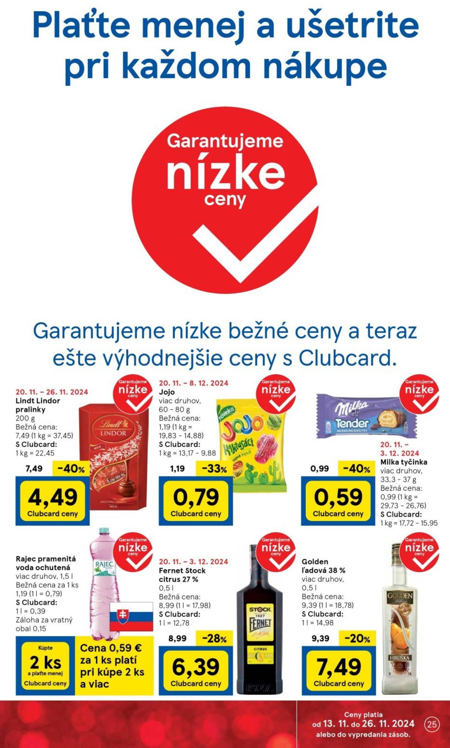 tesco - Tesco leták platný od 20.11. - 28.11. - page: 25