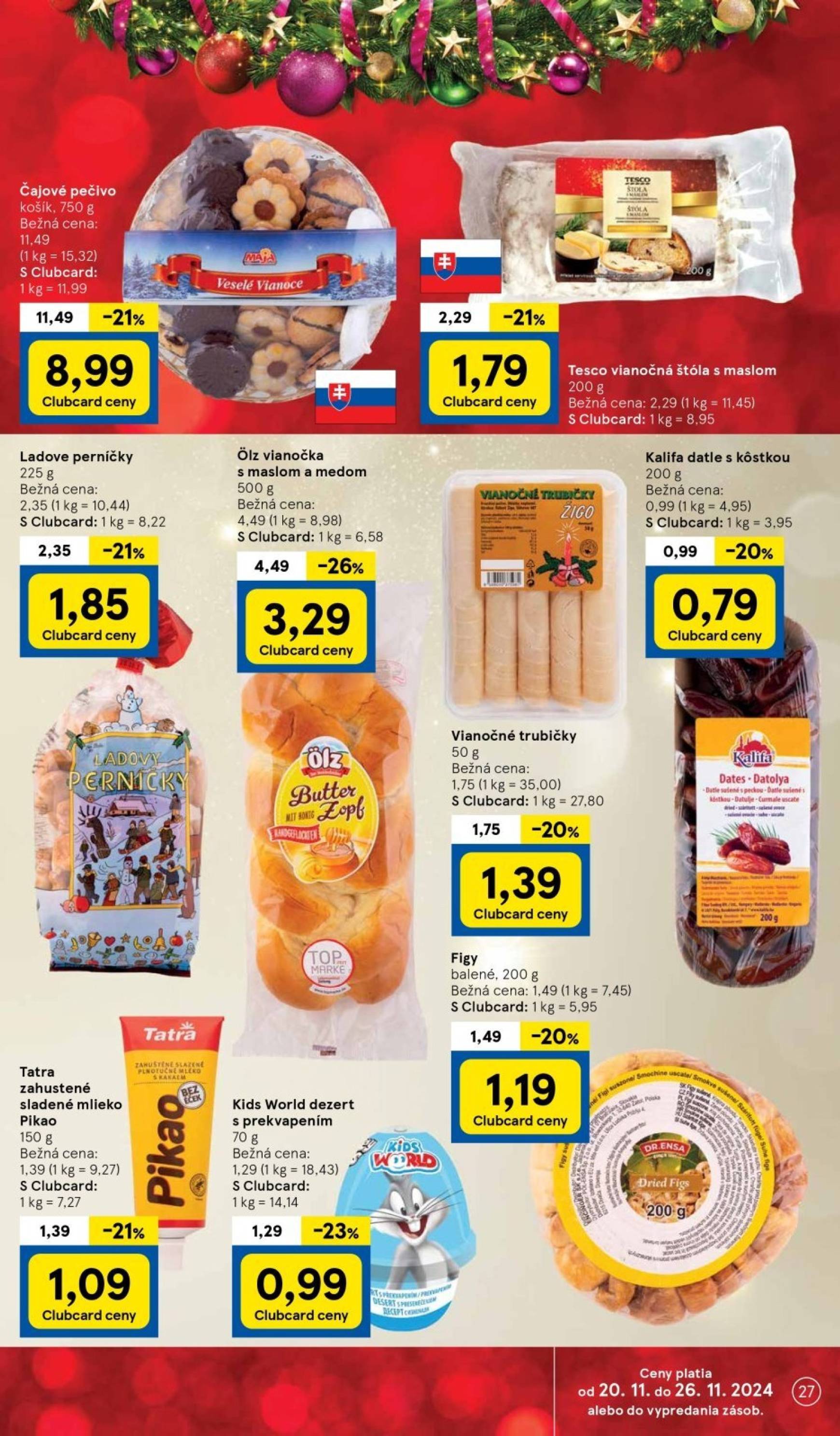 tesco - Tesco leták platný od 20.11. - 28.11. - page: 27