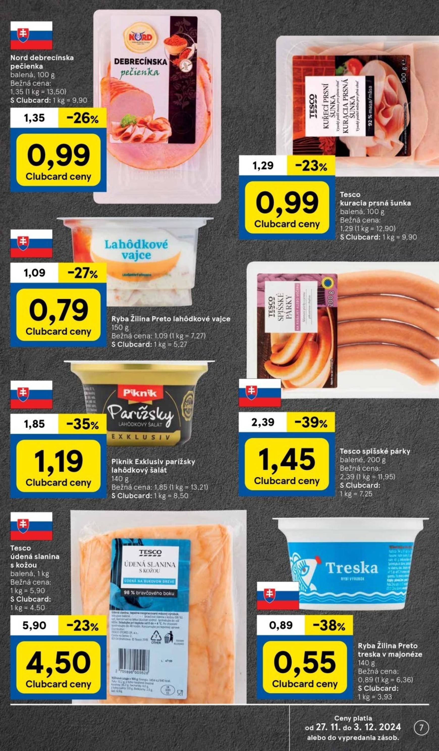 tesco - Tesco Supermarket leták platný od 27.11. - 03.12. - page: 7