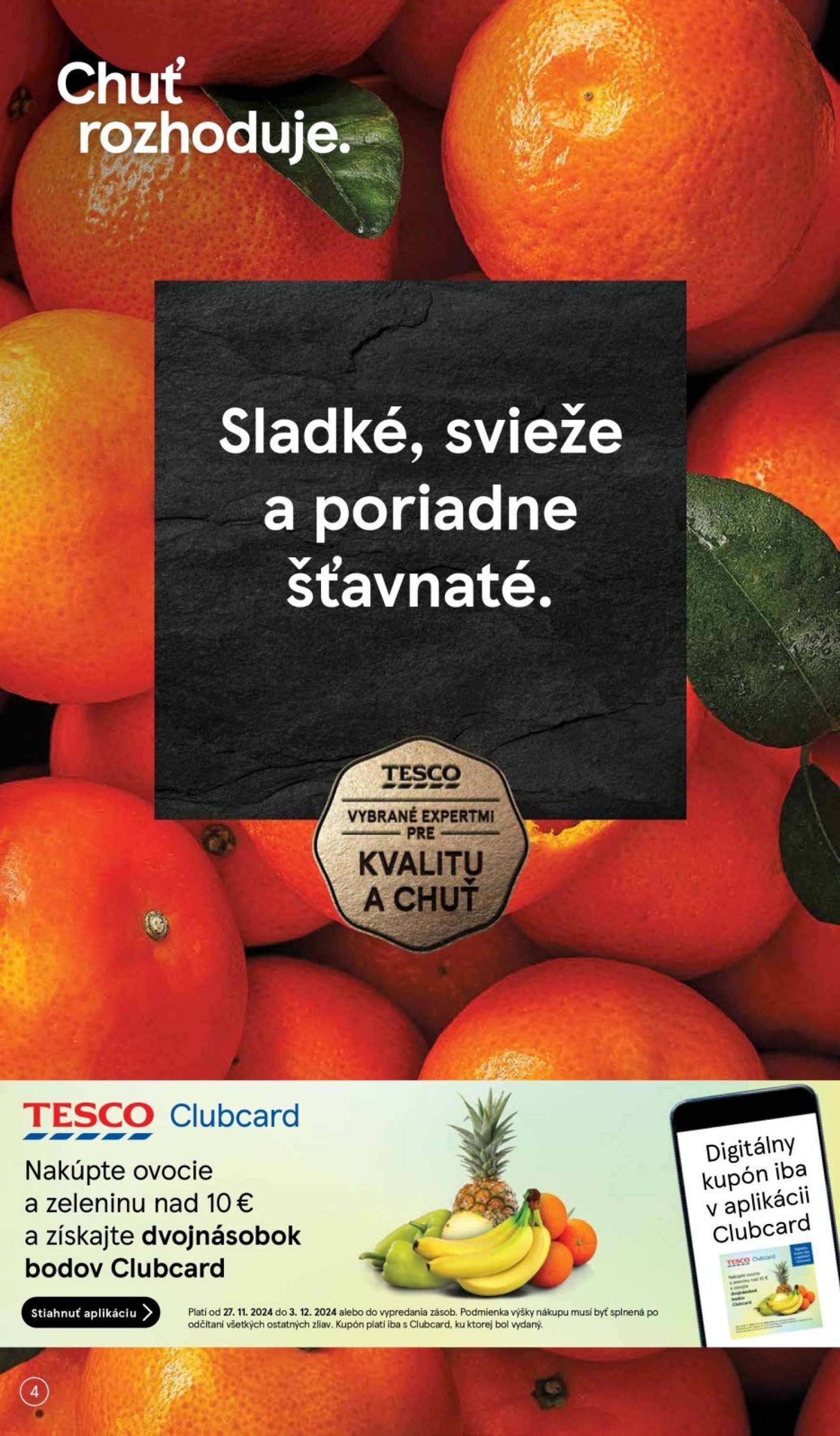 tesco - Tesco Supermarket leták platný od 27.11. - 03.12. - page: 4