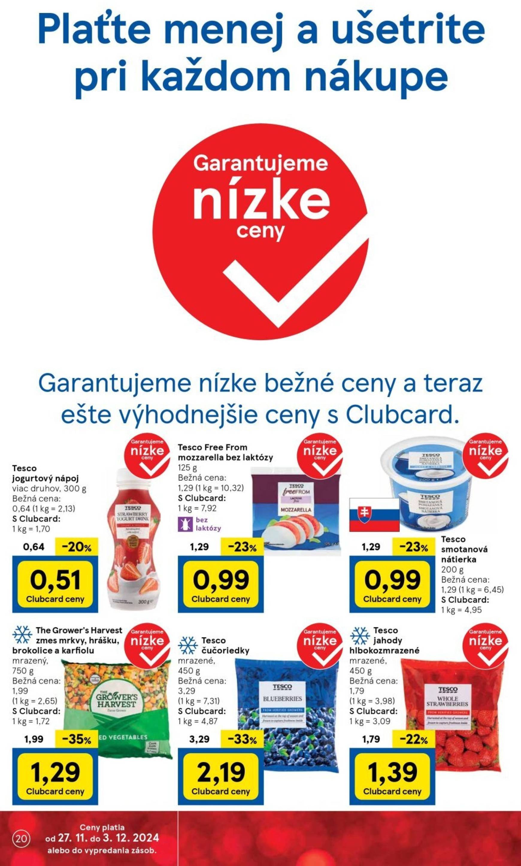 tesco - Tesco Supermarket leták platný od 27.11. - 03.12. - page: 20