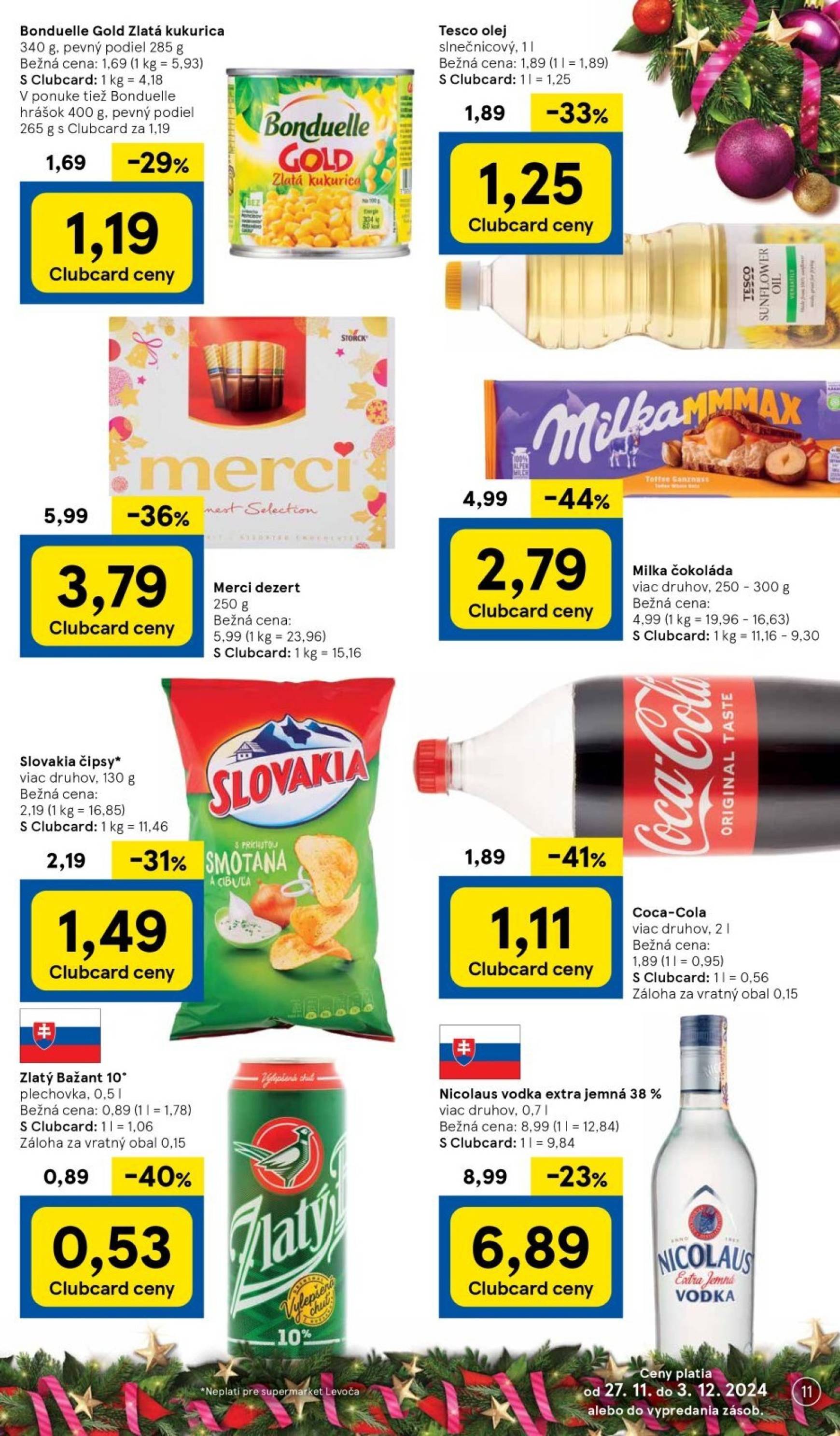 tesco - Tesco Supermarket leták platný od 27.11. - 03.12. - page: 11