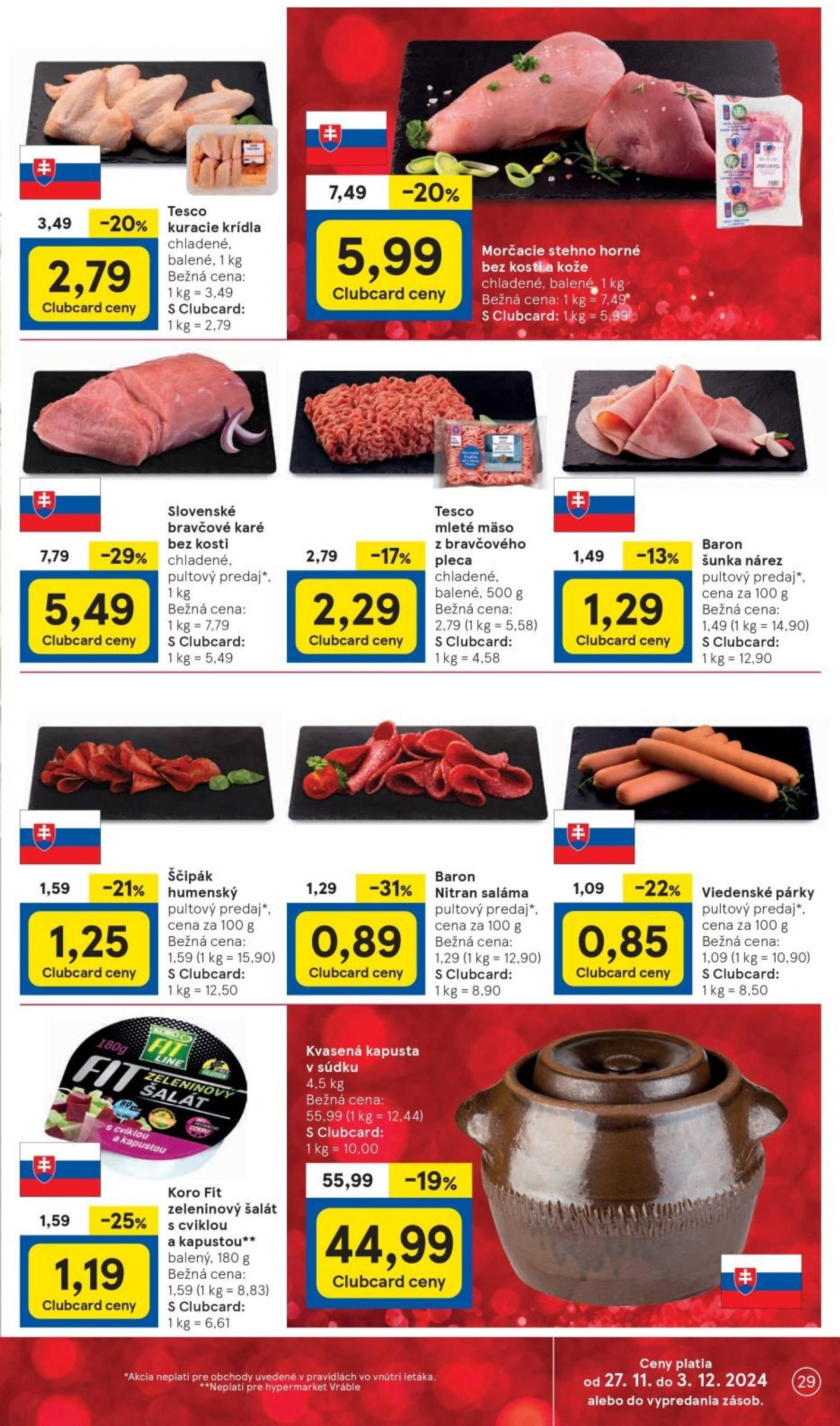 tesco - Tesco leták platný od 27.11. - 03.12. - page: 29