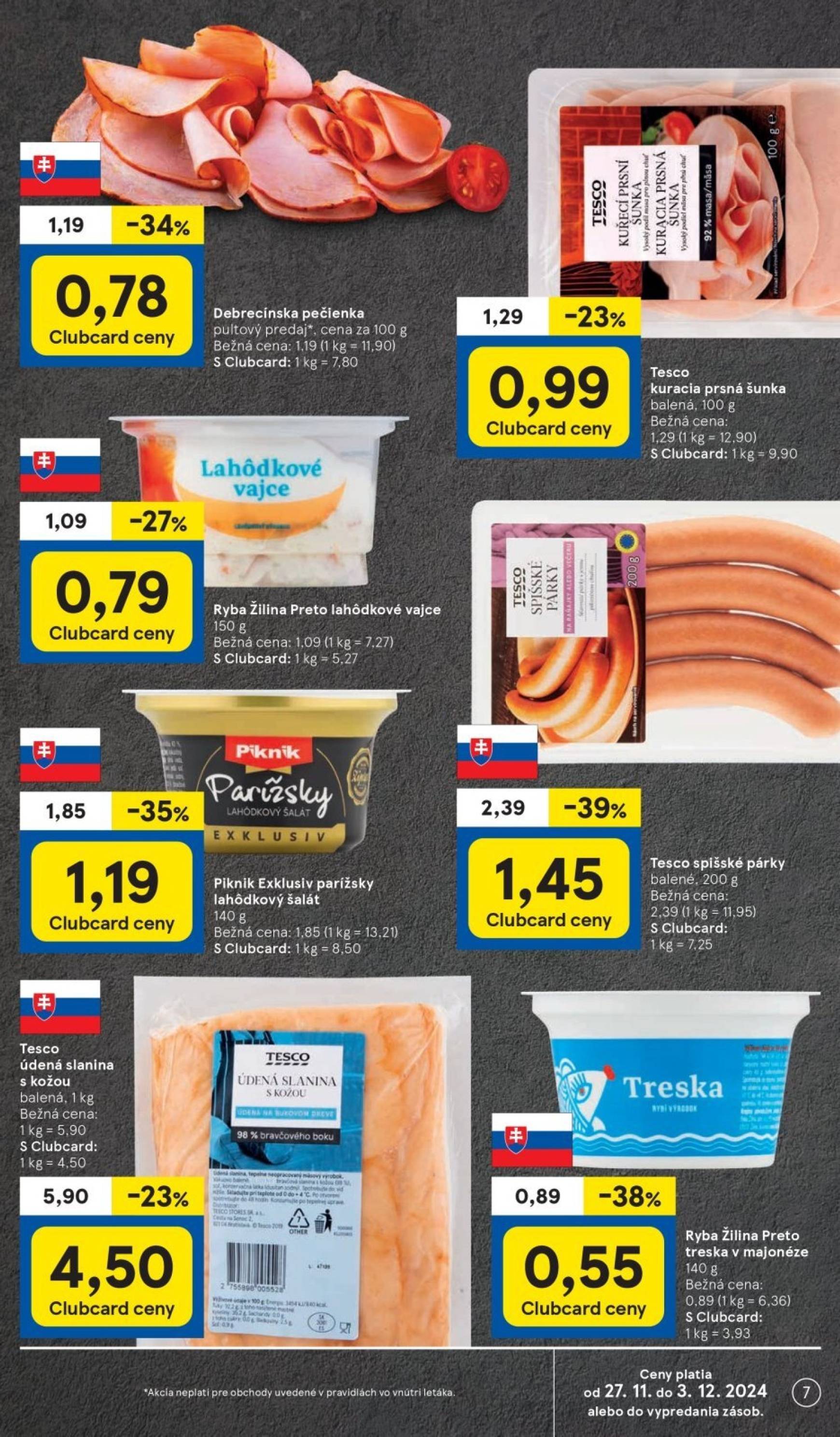 tesco - Tesco leták platný od 27.11. - 03.12. - page: 7