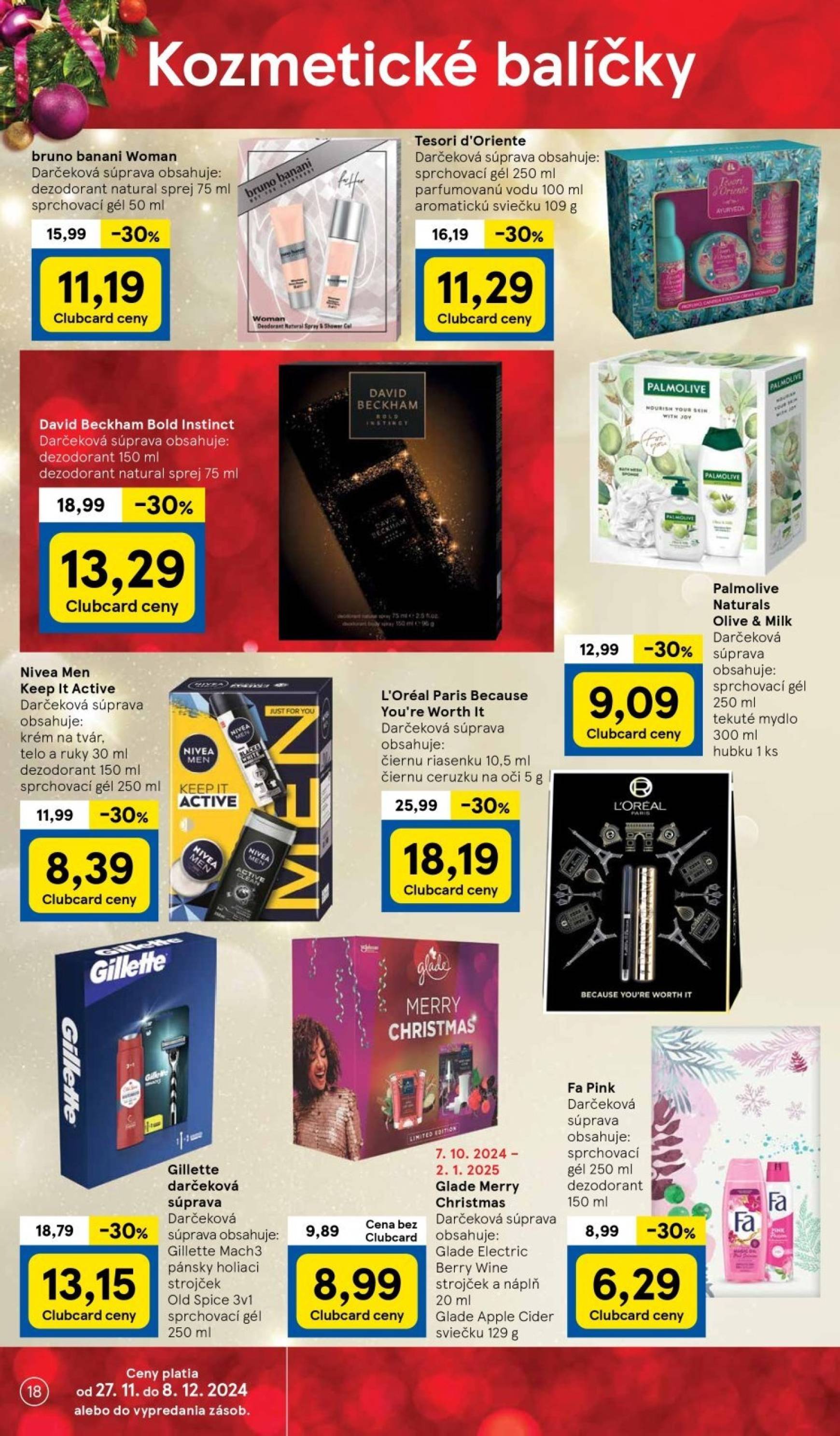 tesco - Tesco - Vianoce leták platný od 25.11. - 24.12. - page: 18