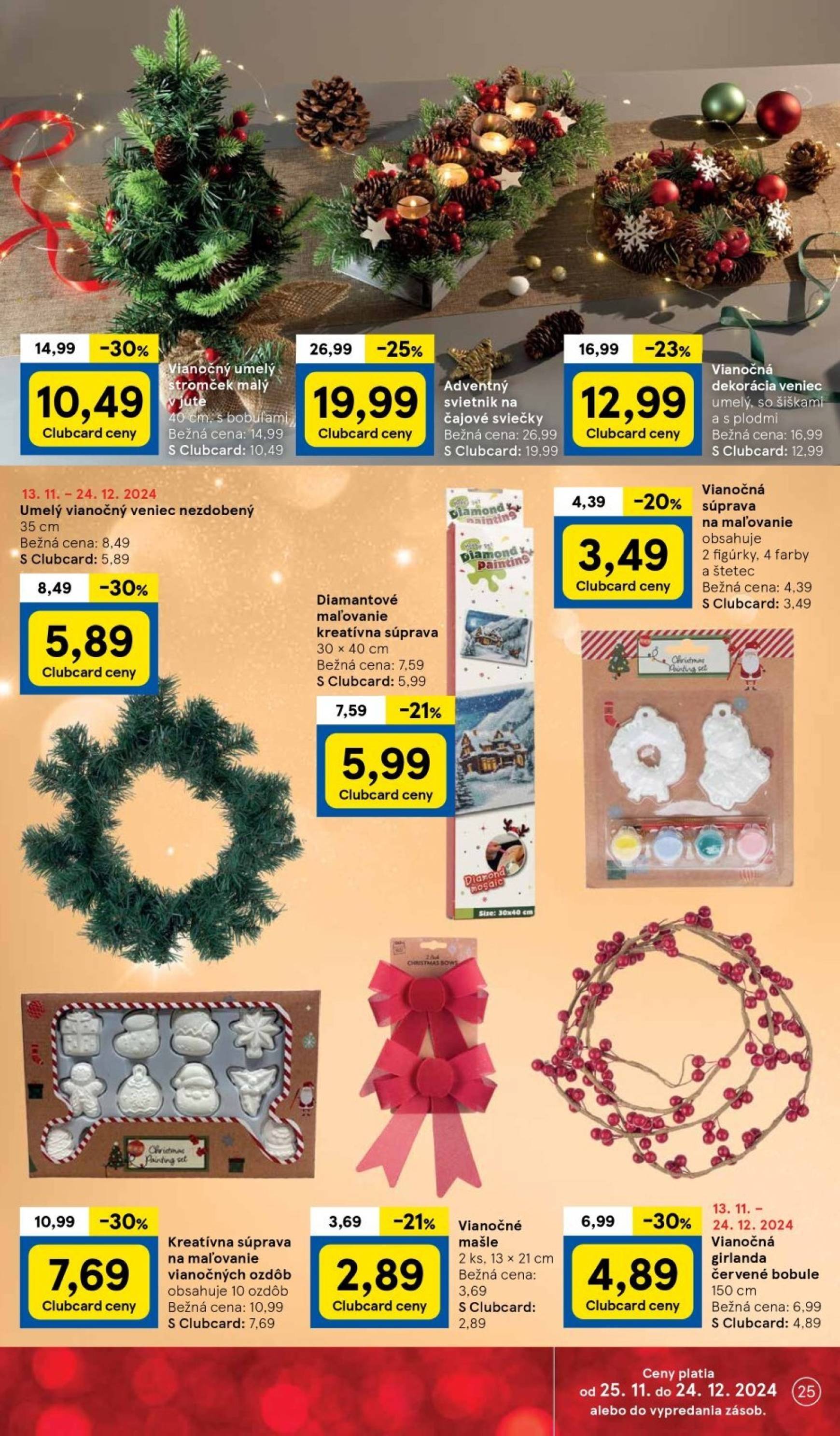 tesco - Tesco - Vianoce leták platný od 25.11. - 24.12. - page: 25